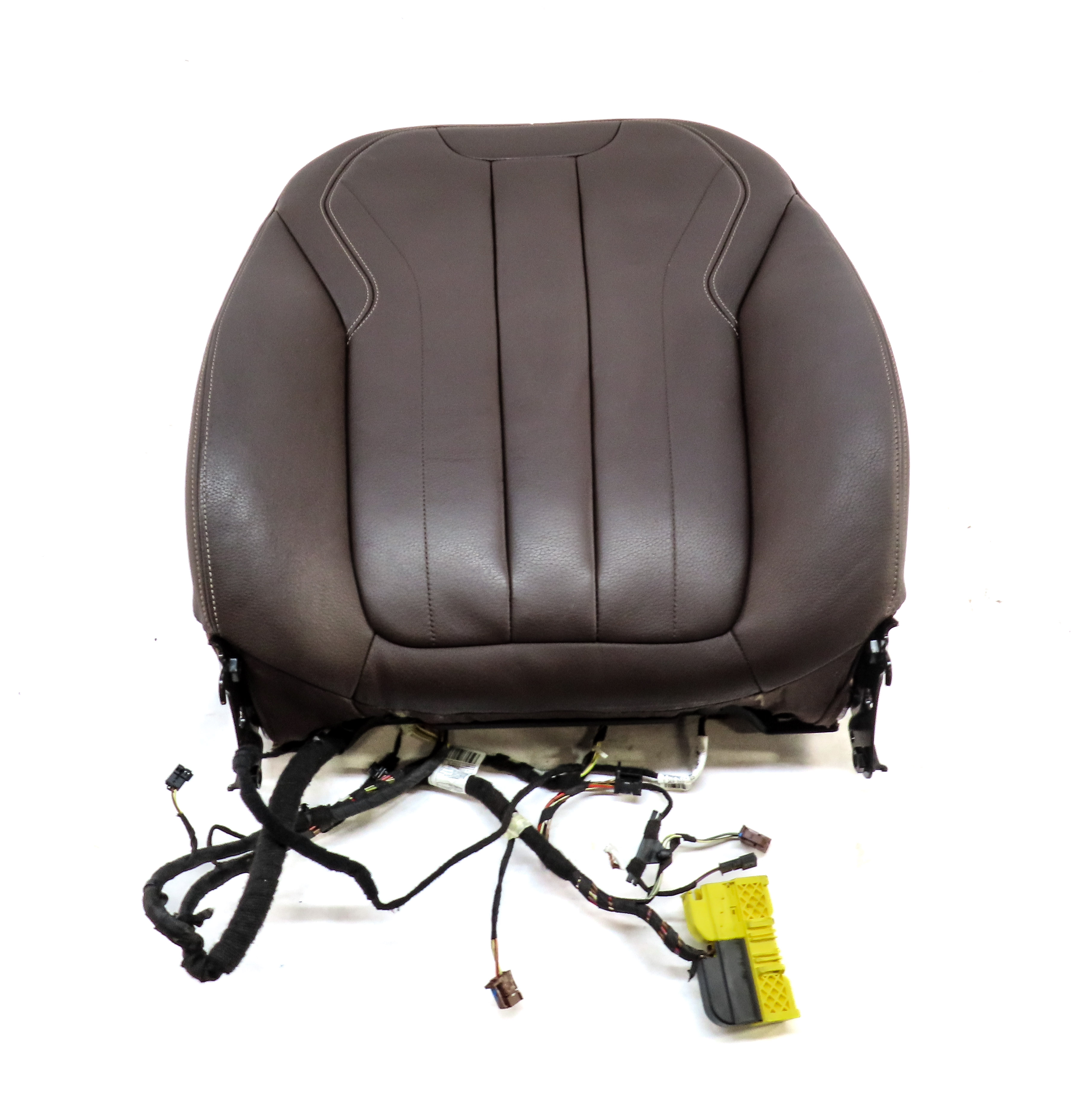 2016 BMW X5 (F15) FRONT RIGHT PASSENGER UPPER SEAT CUSHION (Brown) — exact item pictured