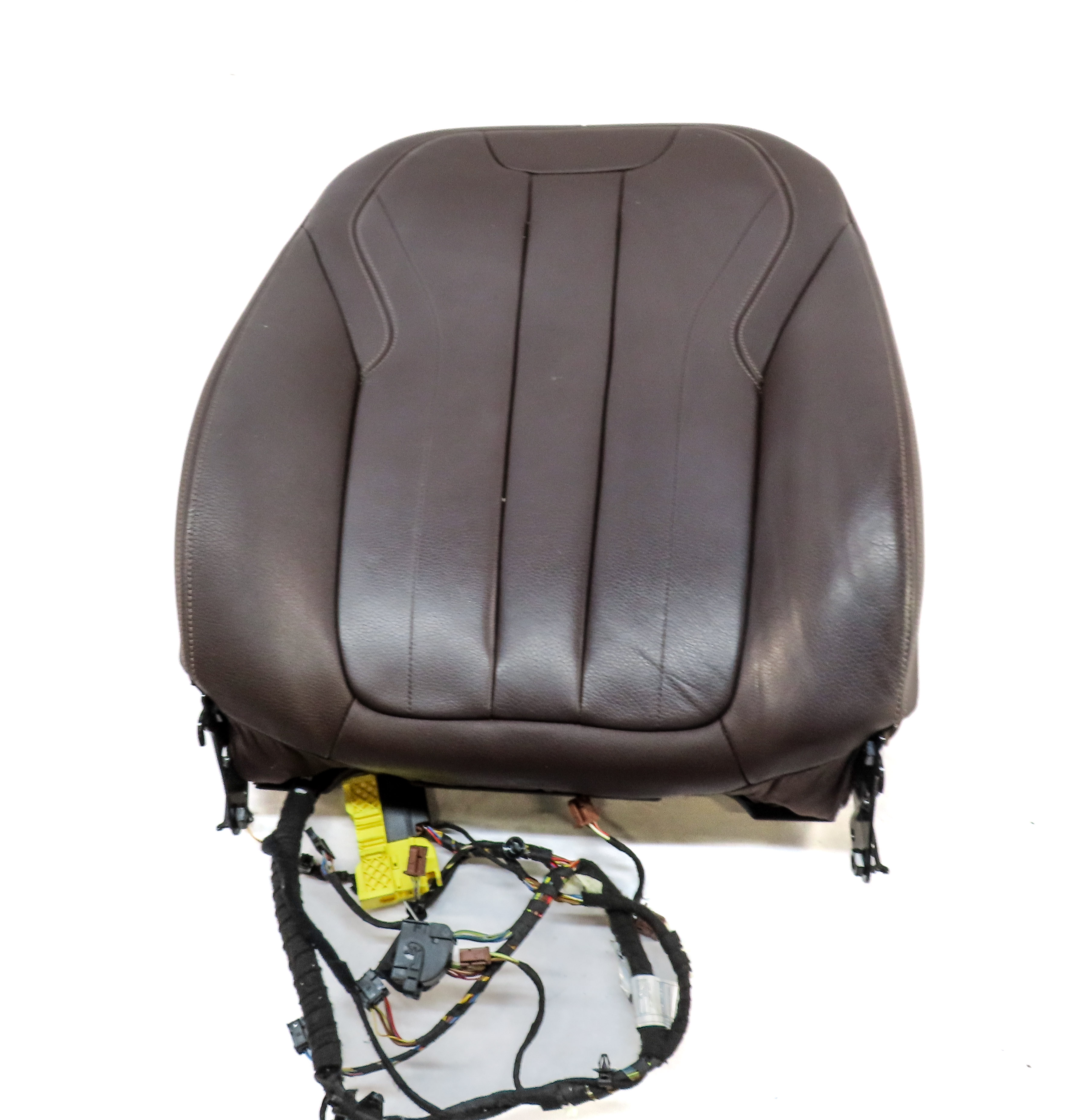 2016 BMW X5 (F15) FRONT LEFT DRIVER HEATED UPPER SEAT CUSHION (Brown) — exact item pictured