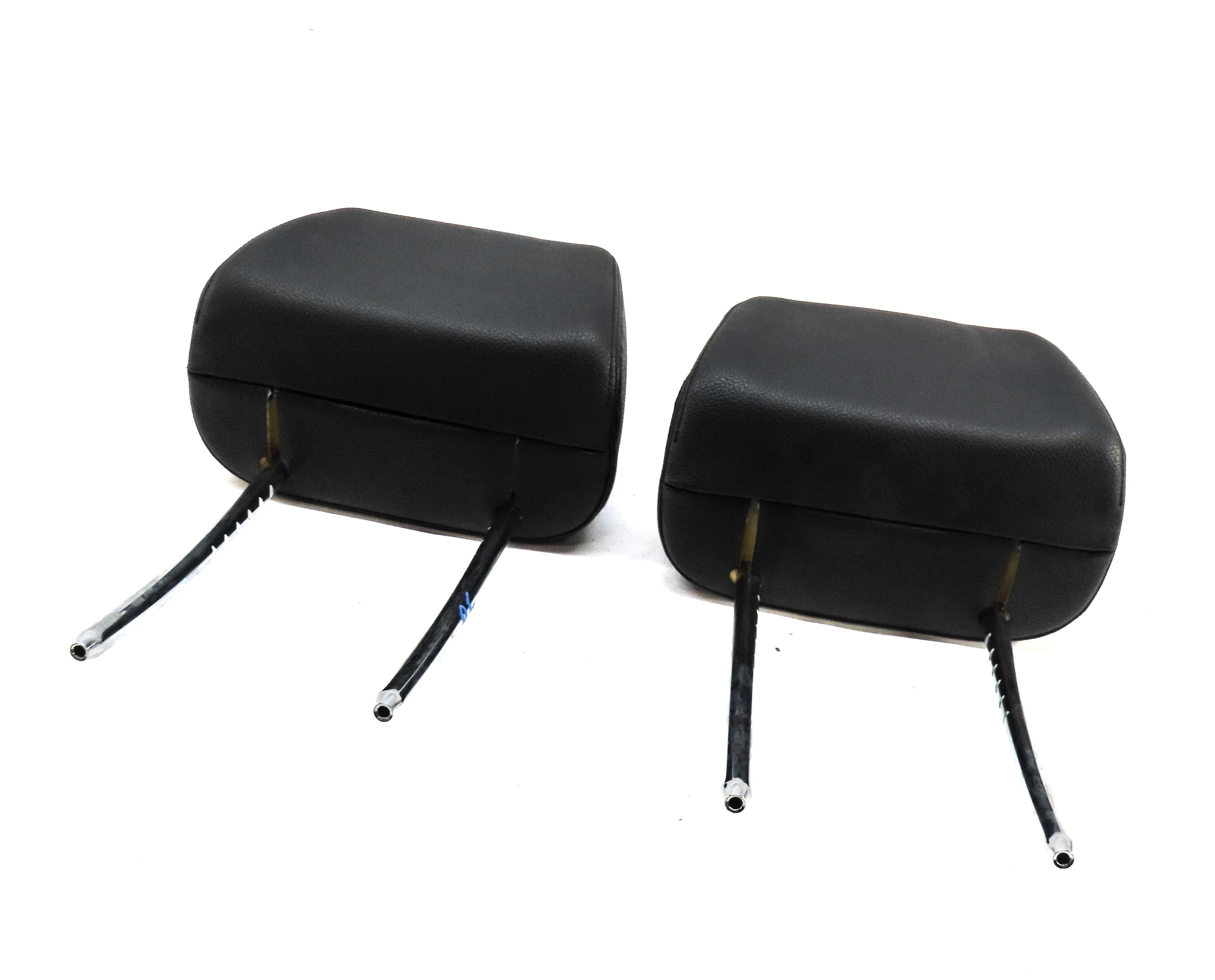 13-15 BMW X1 (E84) FRONT LEFT DRIVER & RIGHT PASSENGER SEAT HEADREST SET (BLACK) — exact item pictured