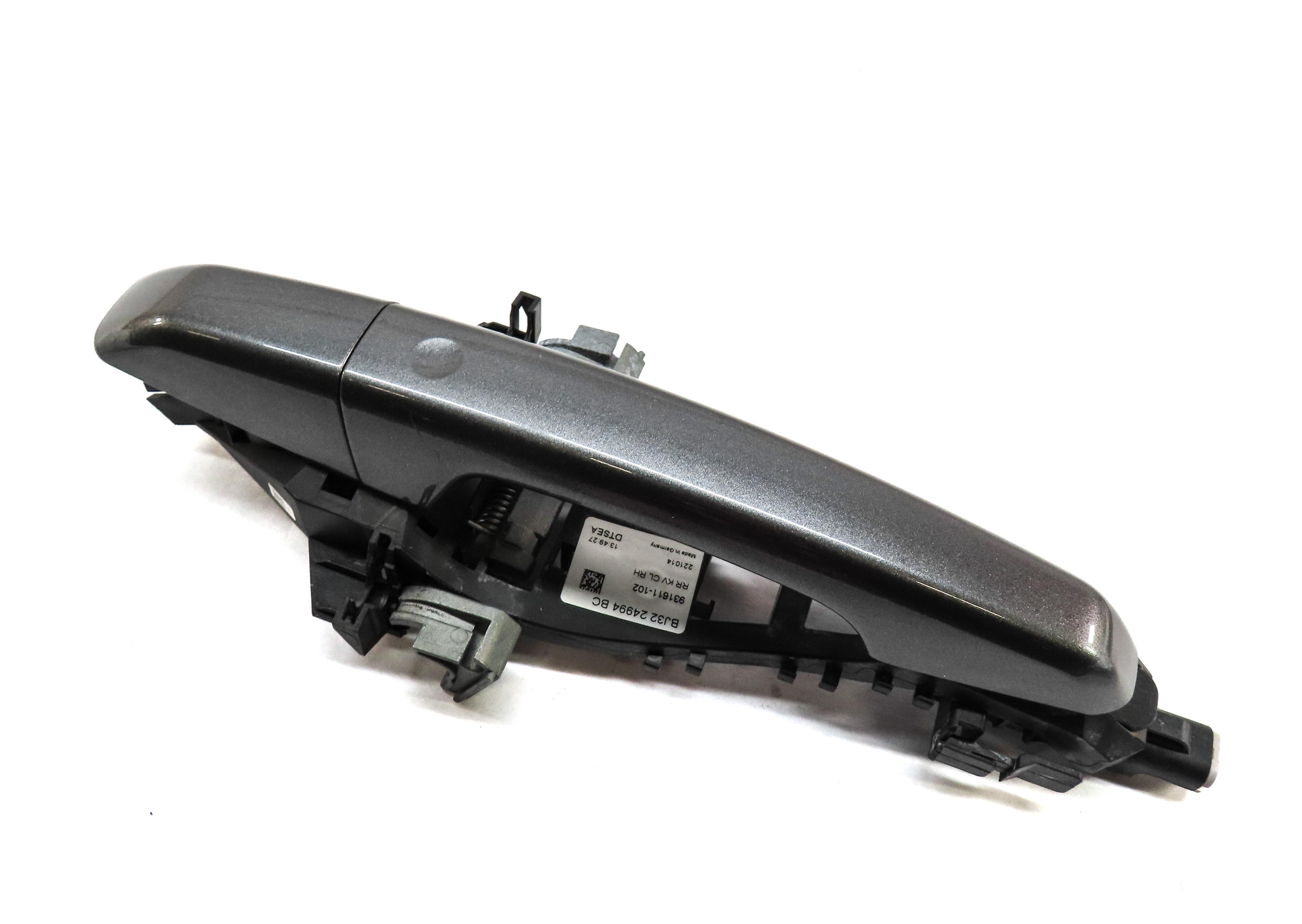 12-17 RANGE ROVER SPORT EVOQUE (L405 L494) RIGHT REAR PASSIVE DOOR HANDLE (GRAY) — exact item pictured