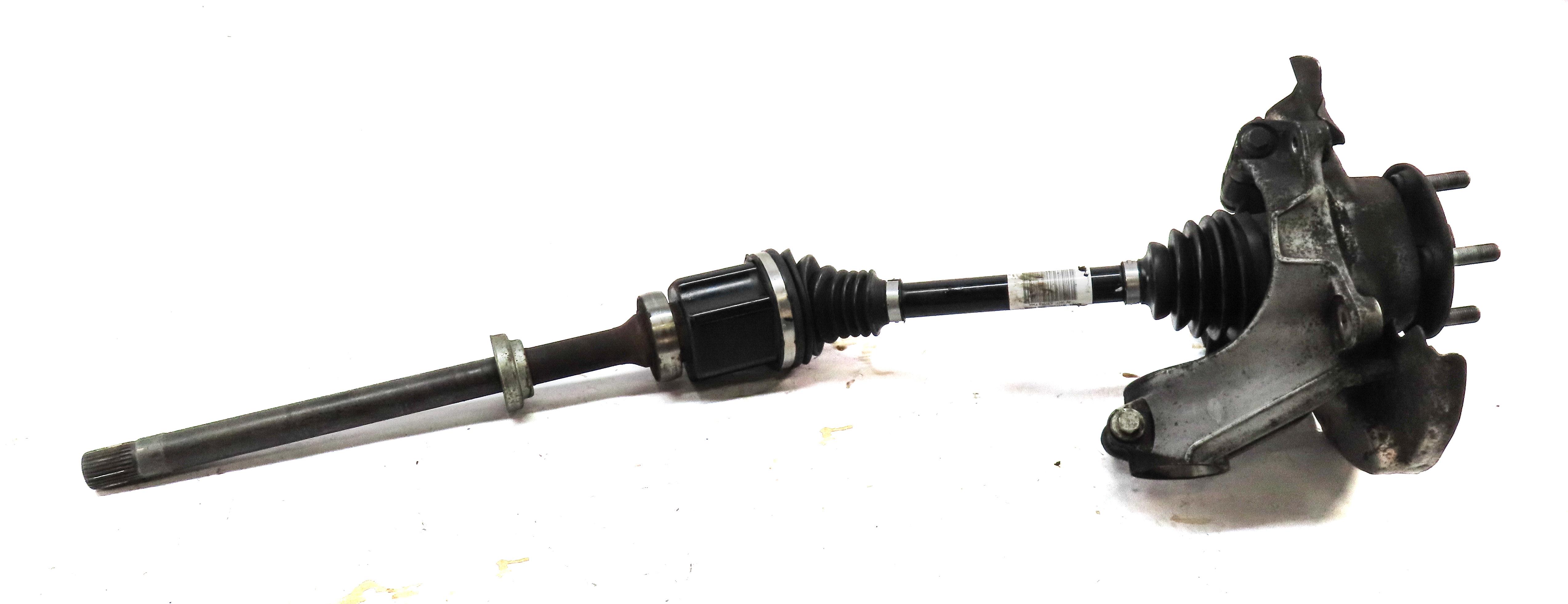 12-15 RANGE ROVER EVOQUE (L538) RIGHT FRONT SPINDLE KNUCKLE HUB w/ AXLE SHAFT — exact item pictured