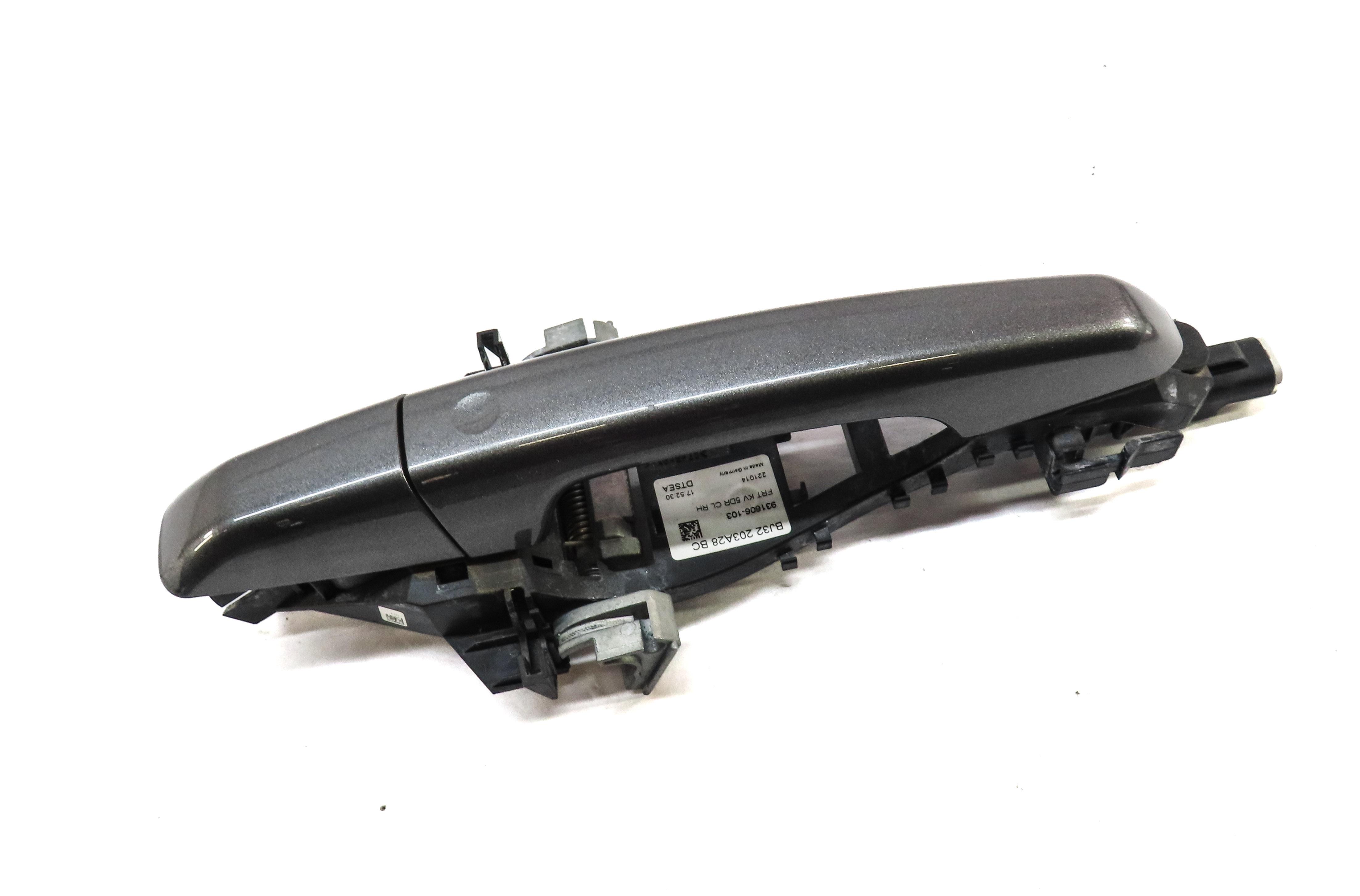 12-17 RANGE ROVER SPORT EVOQUE (L405 L494) RIGHT FRONT PASSIVE DOOR HANDLE GRAY — exact item pictured