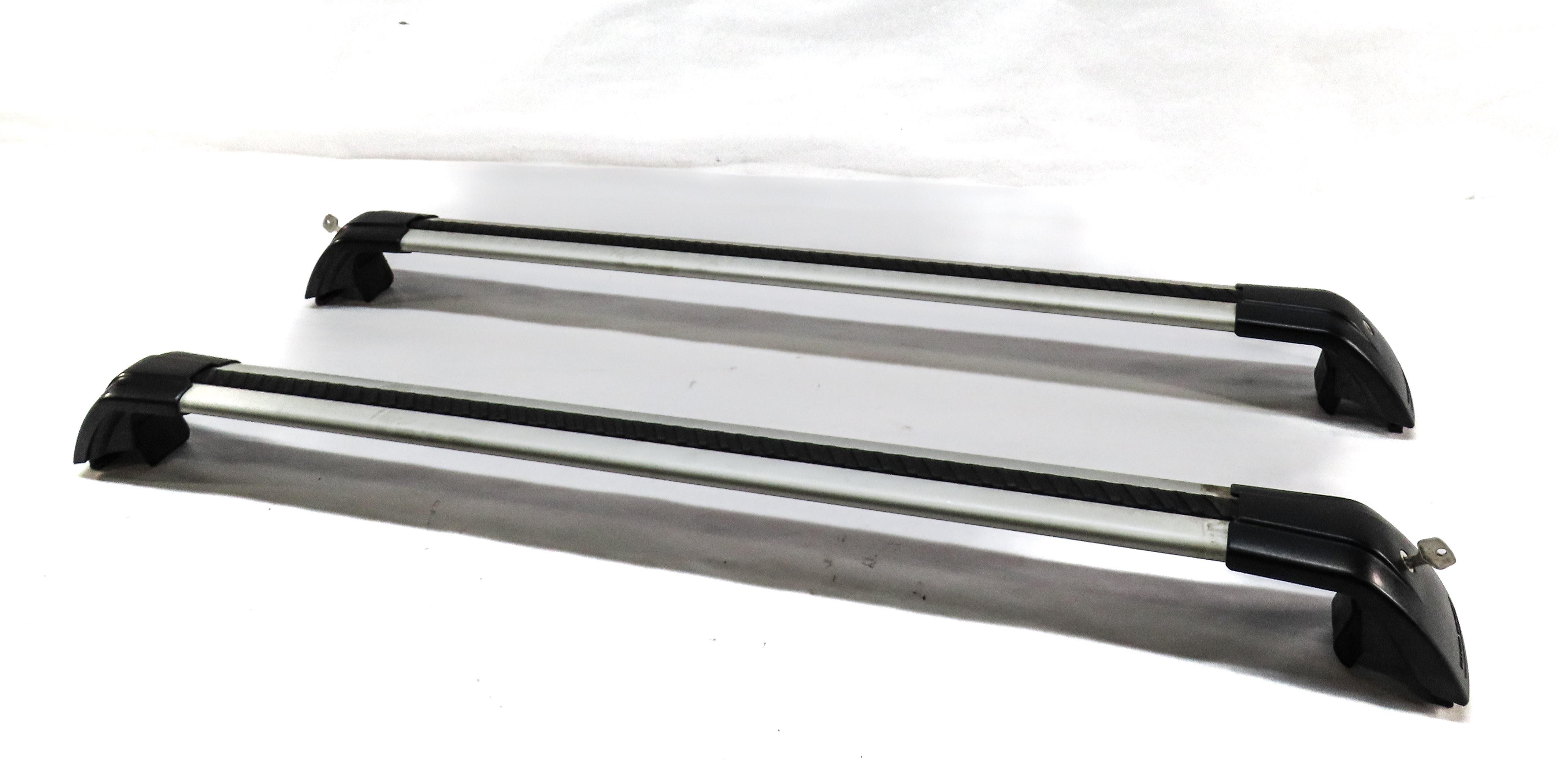 2015 LAND RANGE ROVER EVOQUE (L538) ROOF FRONT & REAR LUGGAGE RACK SET 2 w/ KEY — exact item pictured