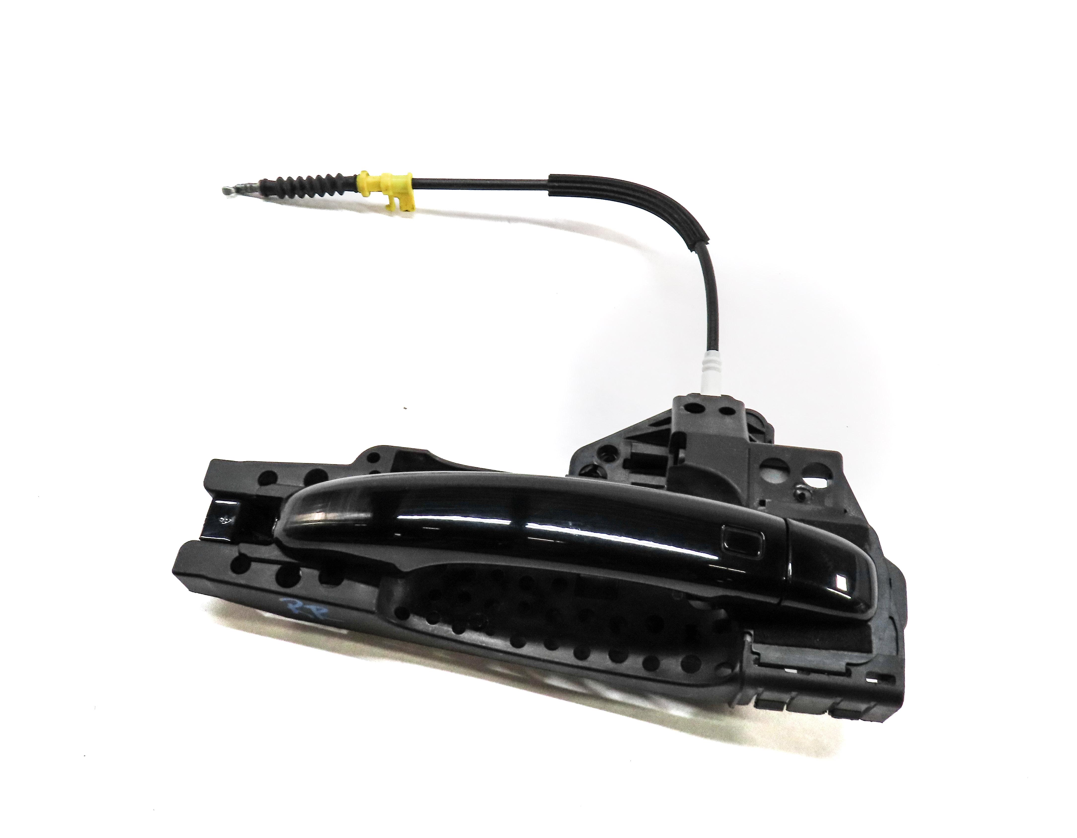 2015-2018 AUDI Q3 (8U) REAR RIGHT EXTERIOR DOOR HANDLE (BRILLIANT BLACK A2) — exact item pictured
