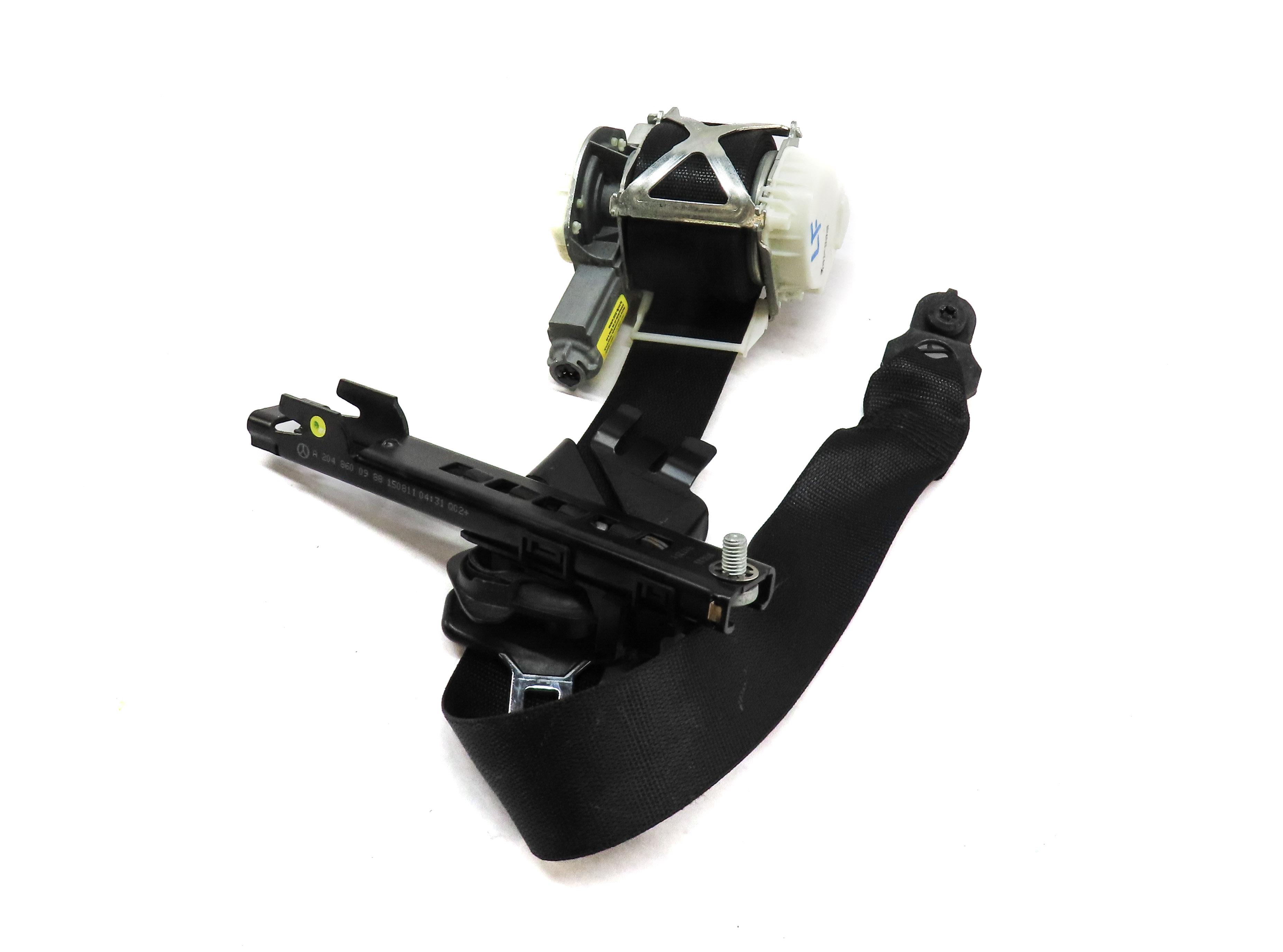 12-14 MERCEDES C-CLASS W204 SEDAN FRONT LEFT DRIVER SEATBELT RETRACTOR (BLACK) — exact item pictured