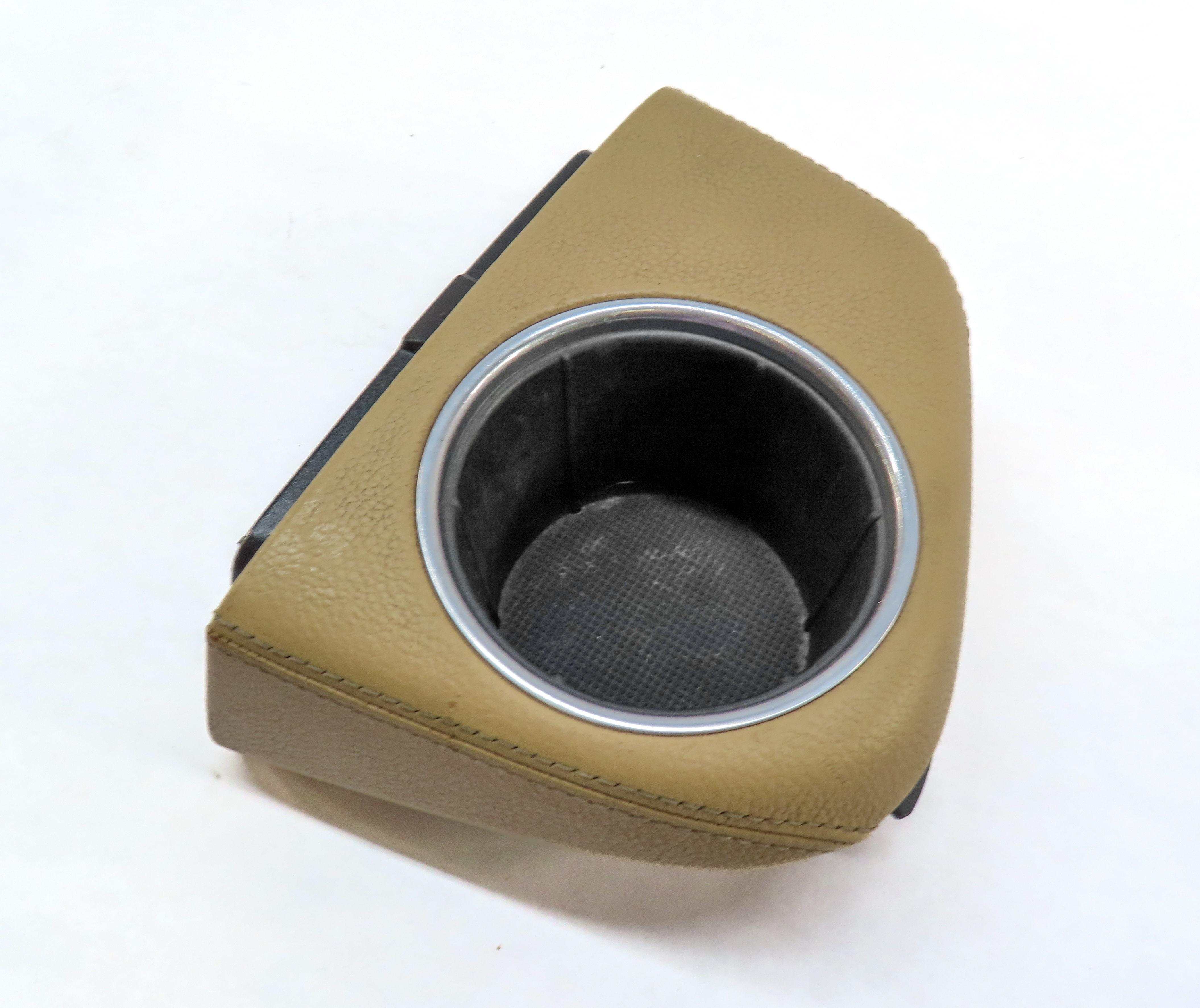 2012 PORSCHE PANAMERA (970 G1) FRONT CENTER CONSOLE CUP HOLDER (LUXOR BEIGE) — exact item pictured