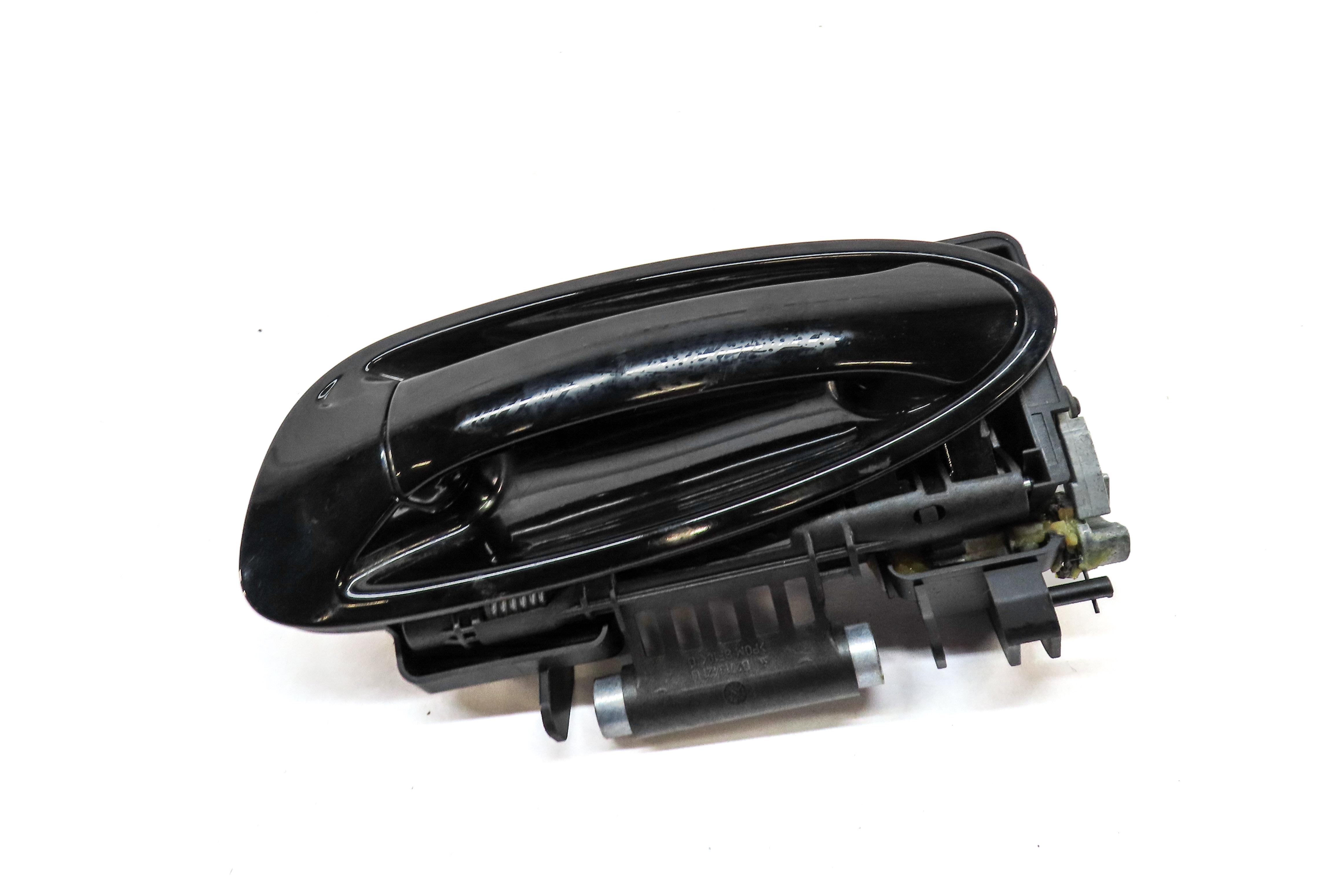 2010-2016 PORSCHE PANAMERA (970 G1) LEFT REAR EXTERIOR DOOR HANDLE (BLACK A1) — exact item pictured