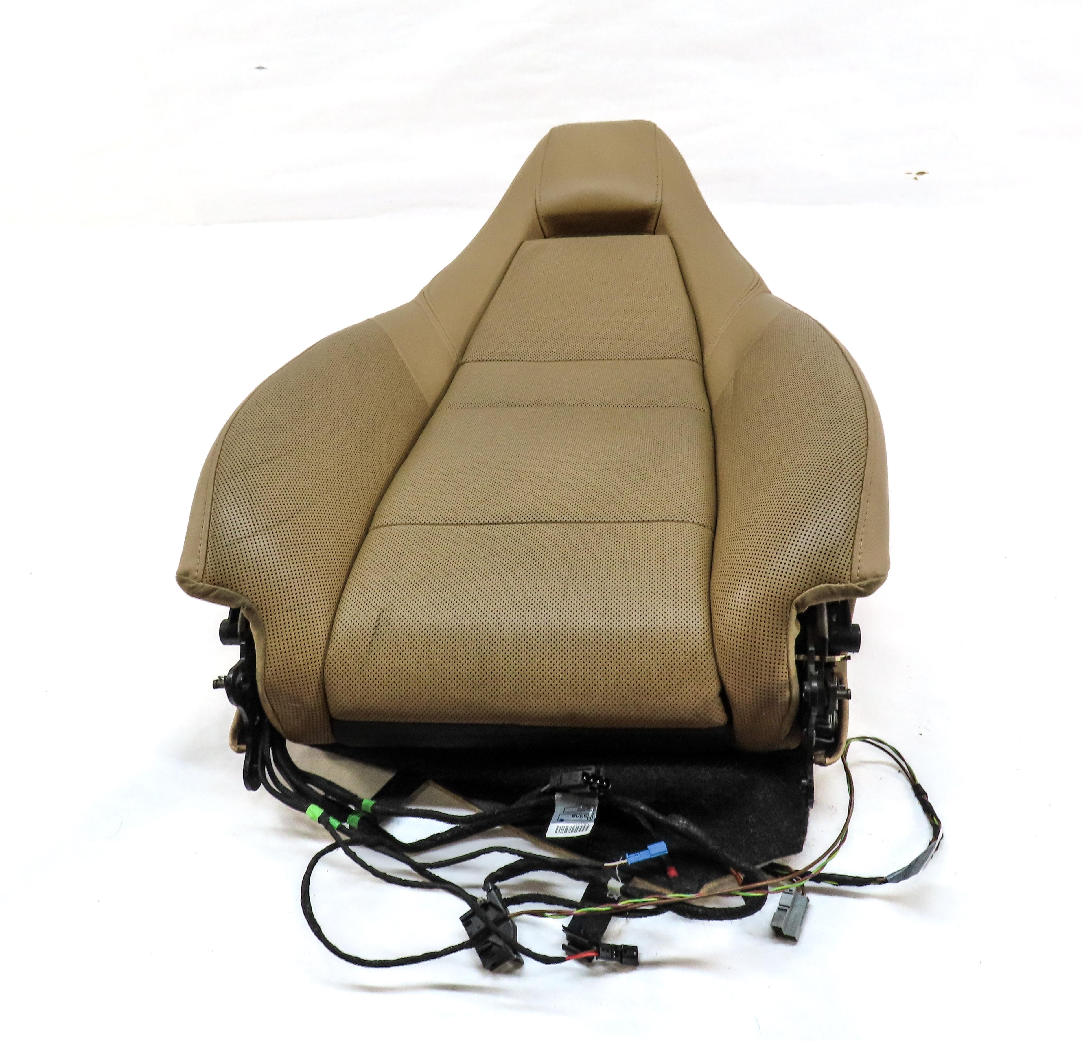 2012 PORSCHE PANAMERA (970 G1) FRONT RIGHT UPPER HEATED SEAT CUSHION (BEIGE) — exact item pictured