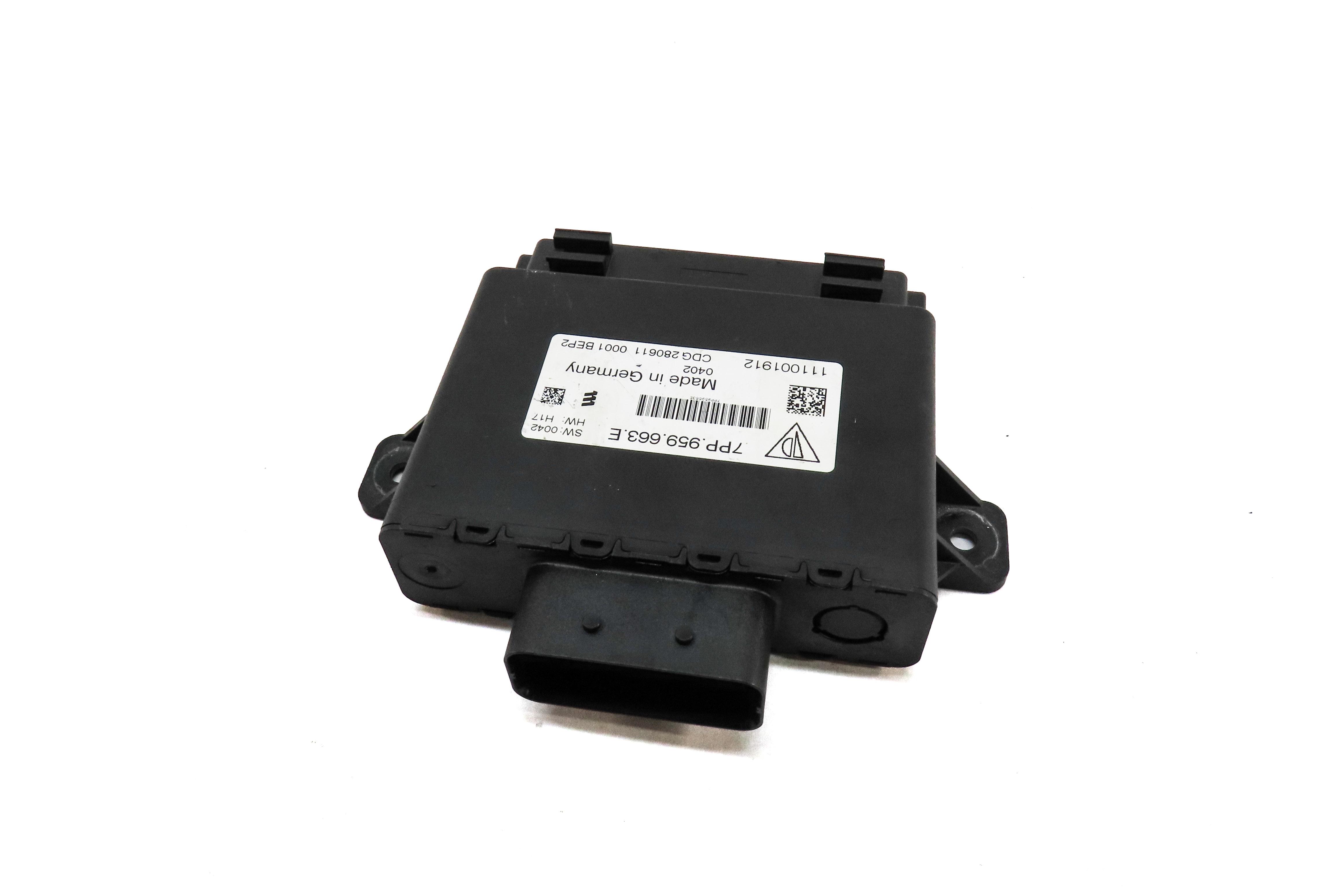 2012 PORSCHE PANAMERA (970 G1) VOLTAGE CONVERTER CONTROL MODULE 7PP959663E — exact item pictured