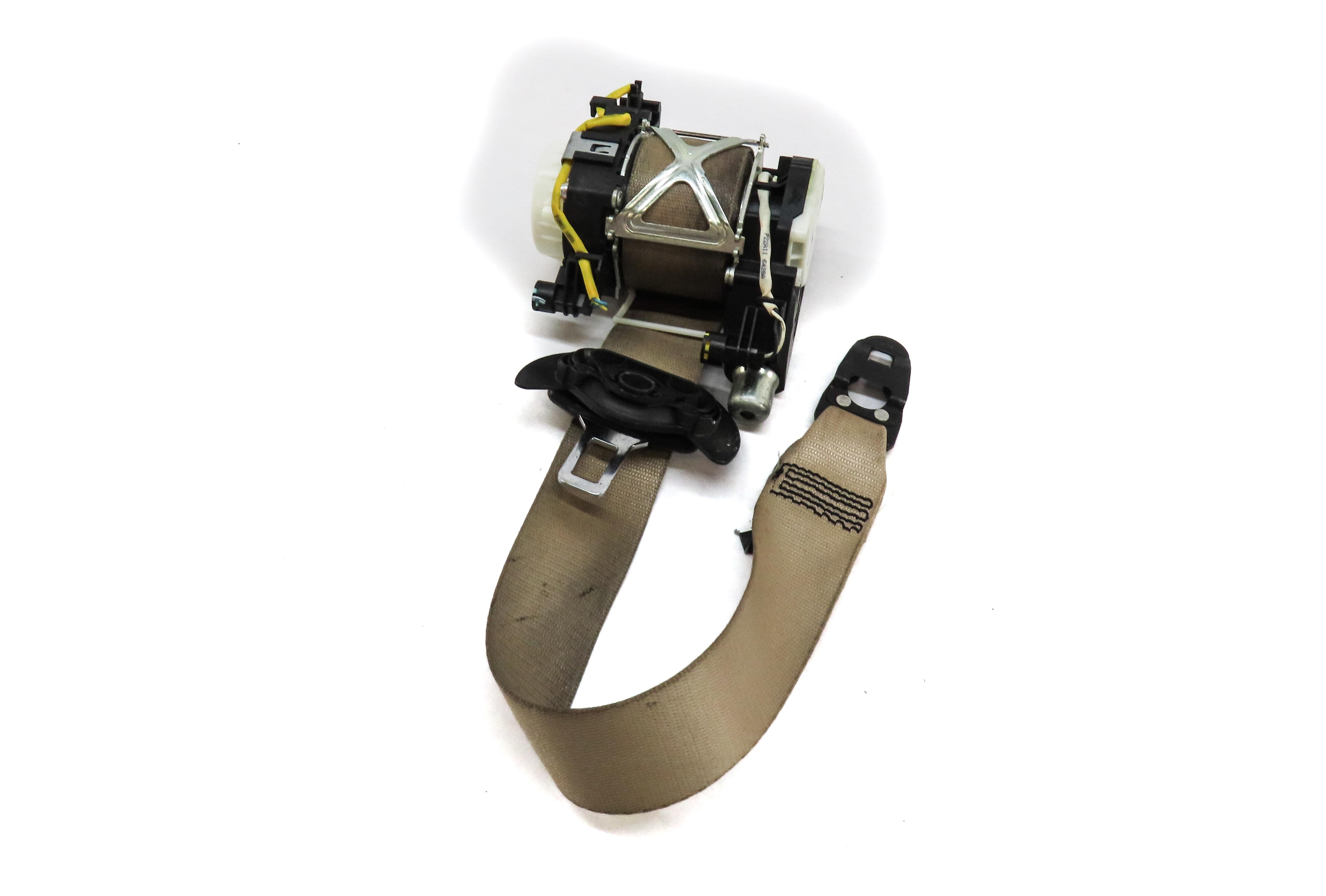 2010-2016 PORSCHE PANAMERA (970 G1) LEFT FRONT DRIVER SEATBELT RETRACTOR (BEIGE) — exact item pictured