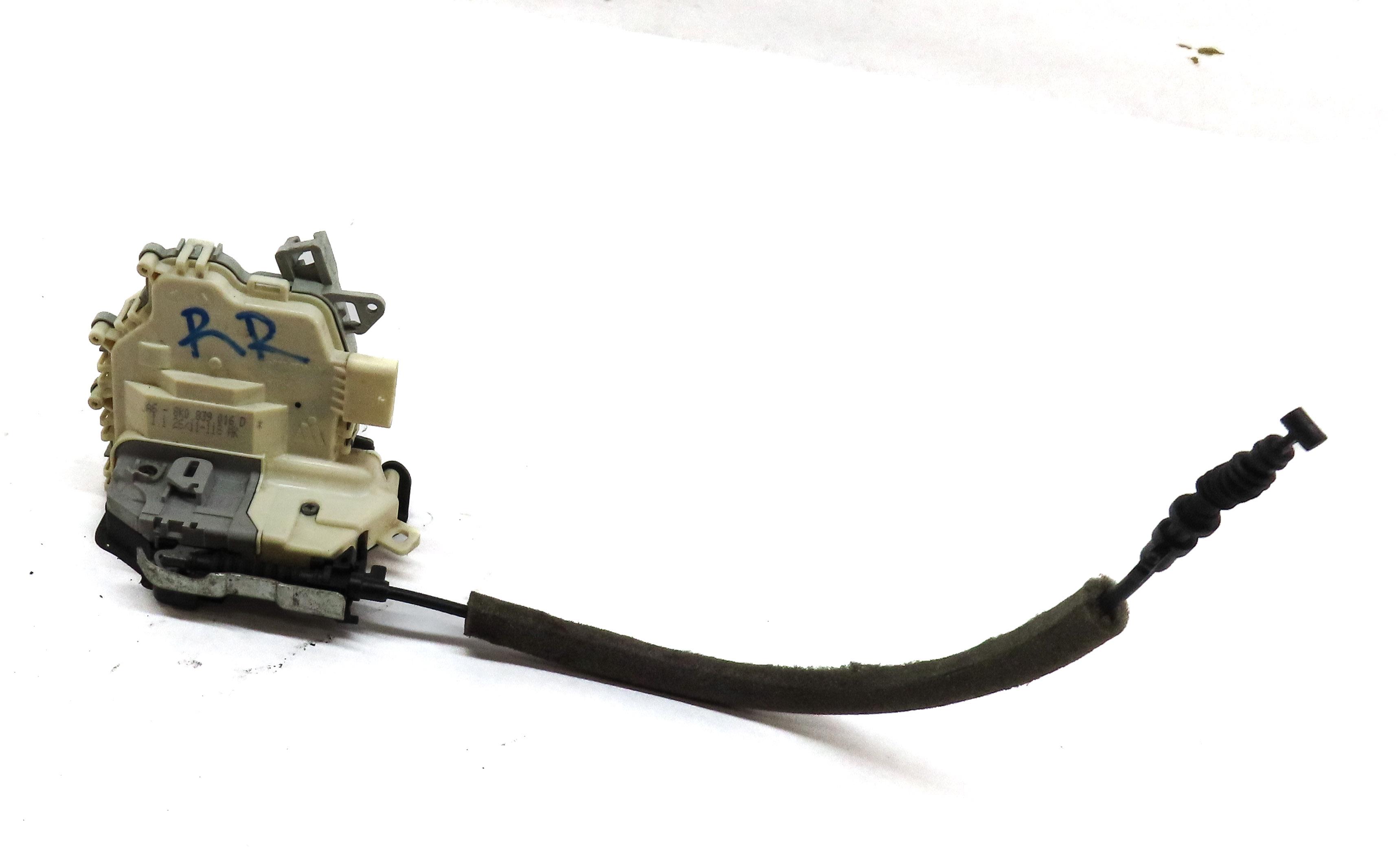 10-18 AUDI A3 A4 A8 Q3 Q5 S3 S4 SQ5 S8 (B8 D4 4H 8K 8R 8V) RIGHT REAR DOOR LATCH — exact item pictured