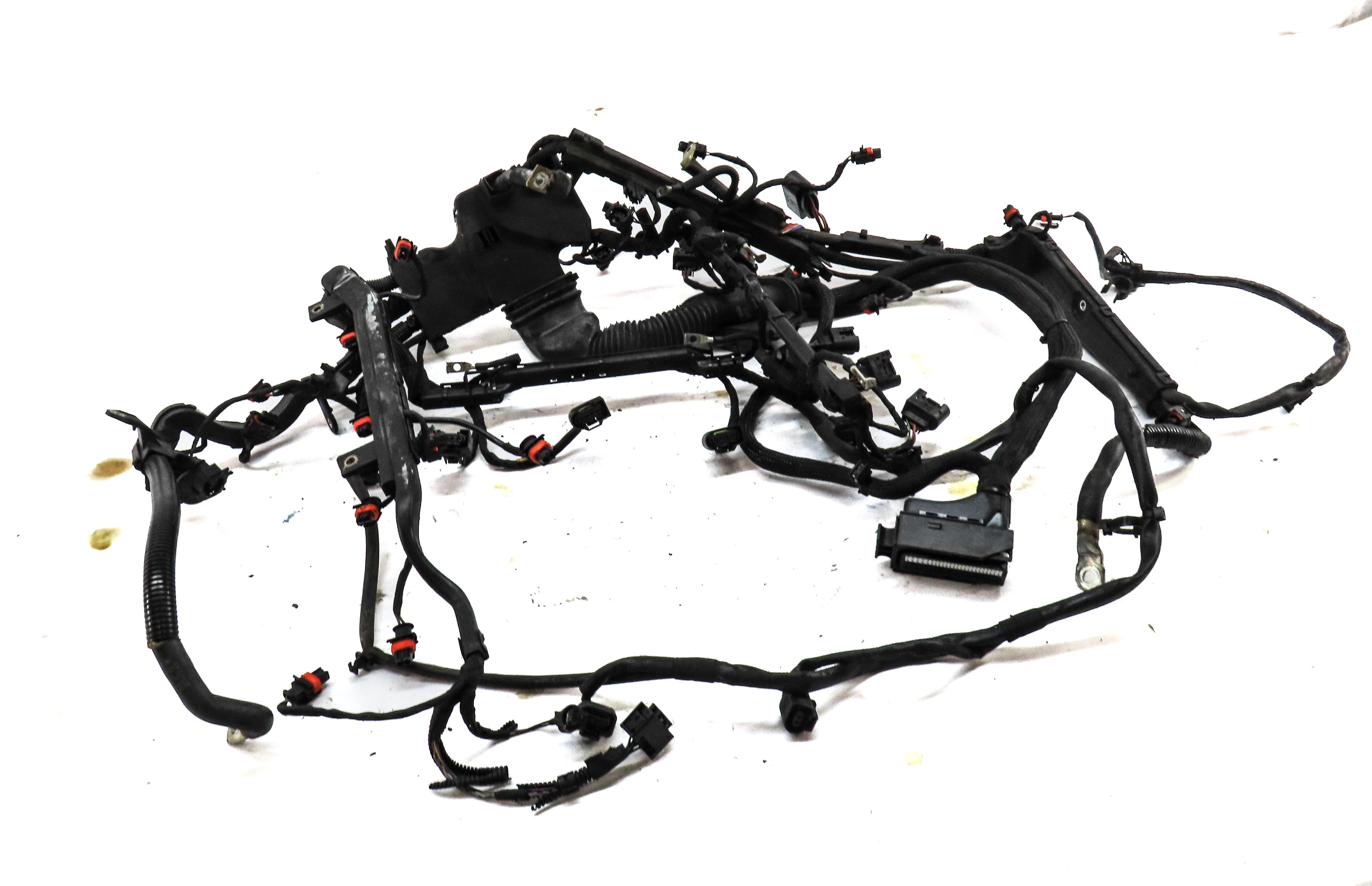 2012 PORSCHE PANAMERA 970 4.8L M48.20 NON-TURBO RWD ENGINE WIRE WIRING HARNESS — exact item pictured
