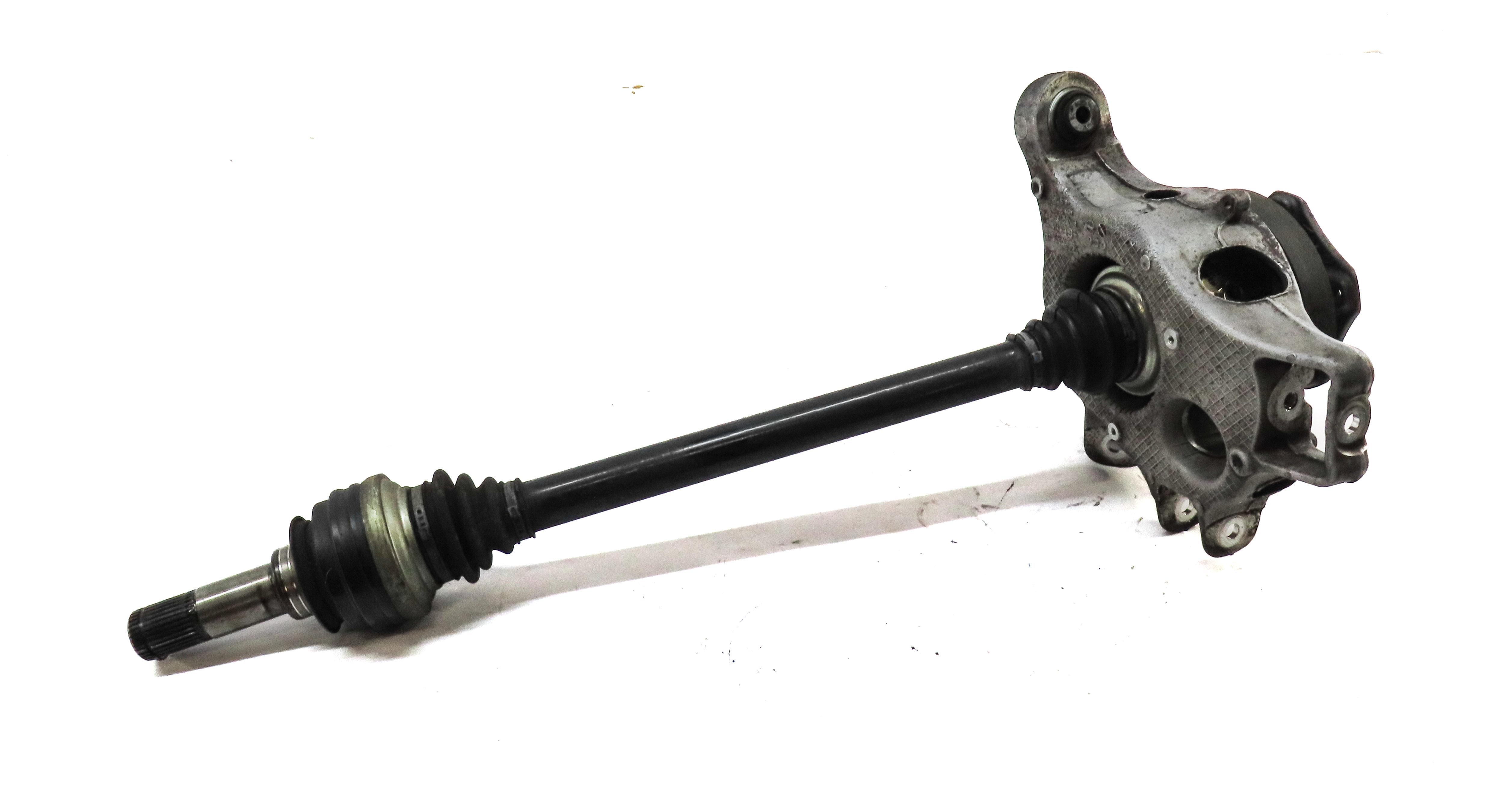 2010-2013 PORSCHE PANAMERA (970 G1) RIGHT PASSENGER REAR AXLE SHAFT w/ KNUCKLE — exact item pictured