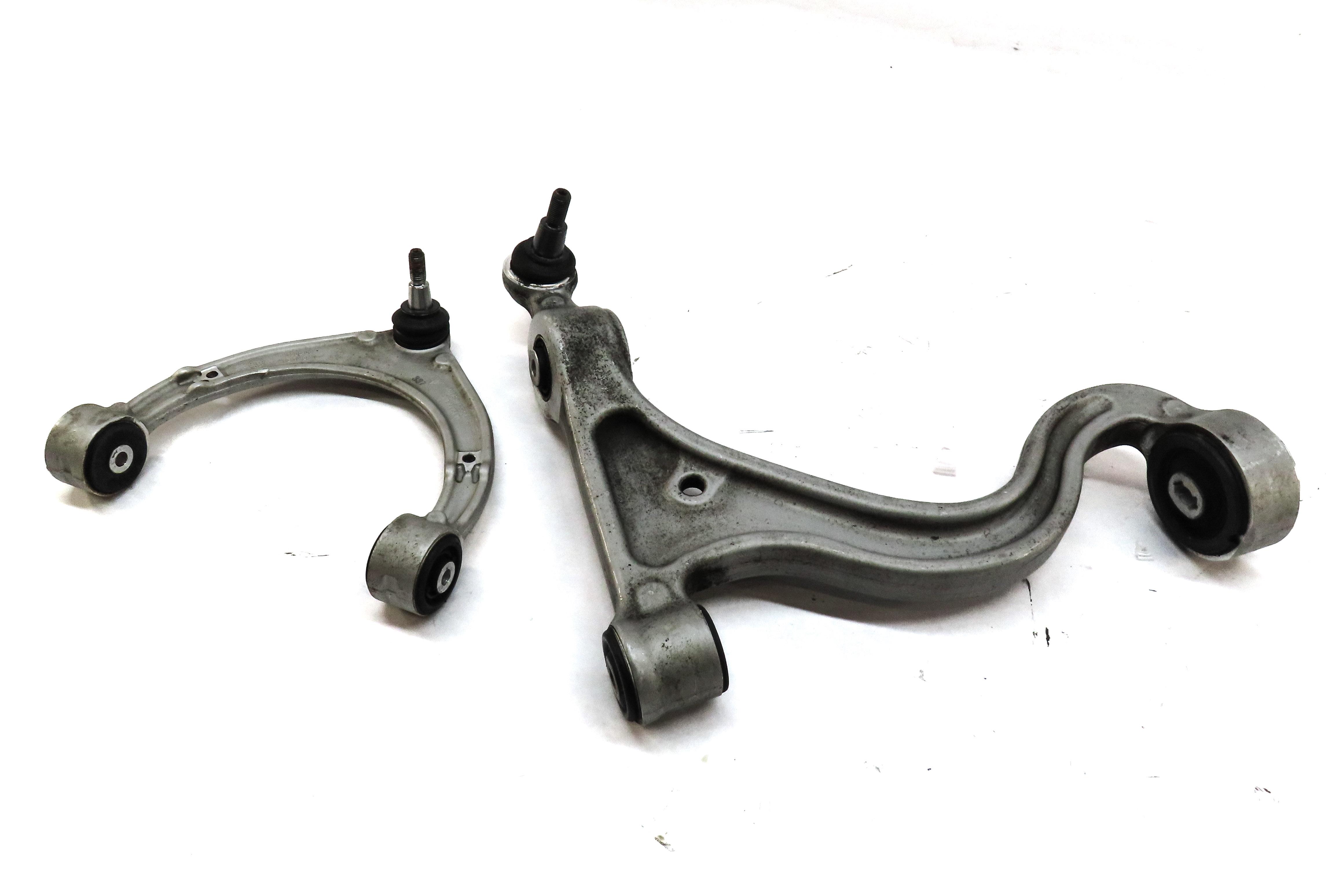 2010-2013 PORSCHE PANAMERA (970 G1) RIGHT FRONT UPPER & LOWER CONTROL ARM SET-2 — exact item pictured