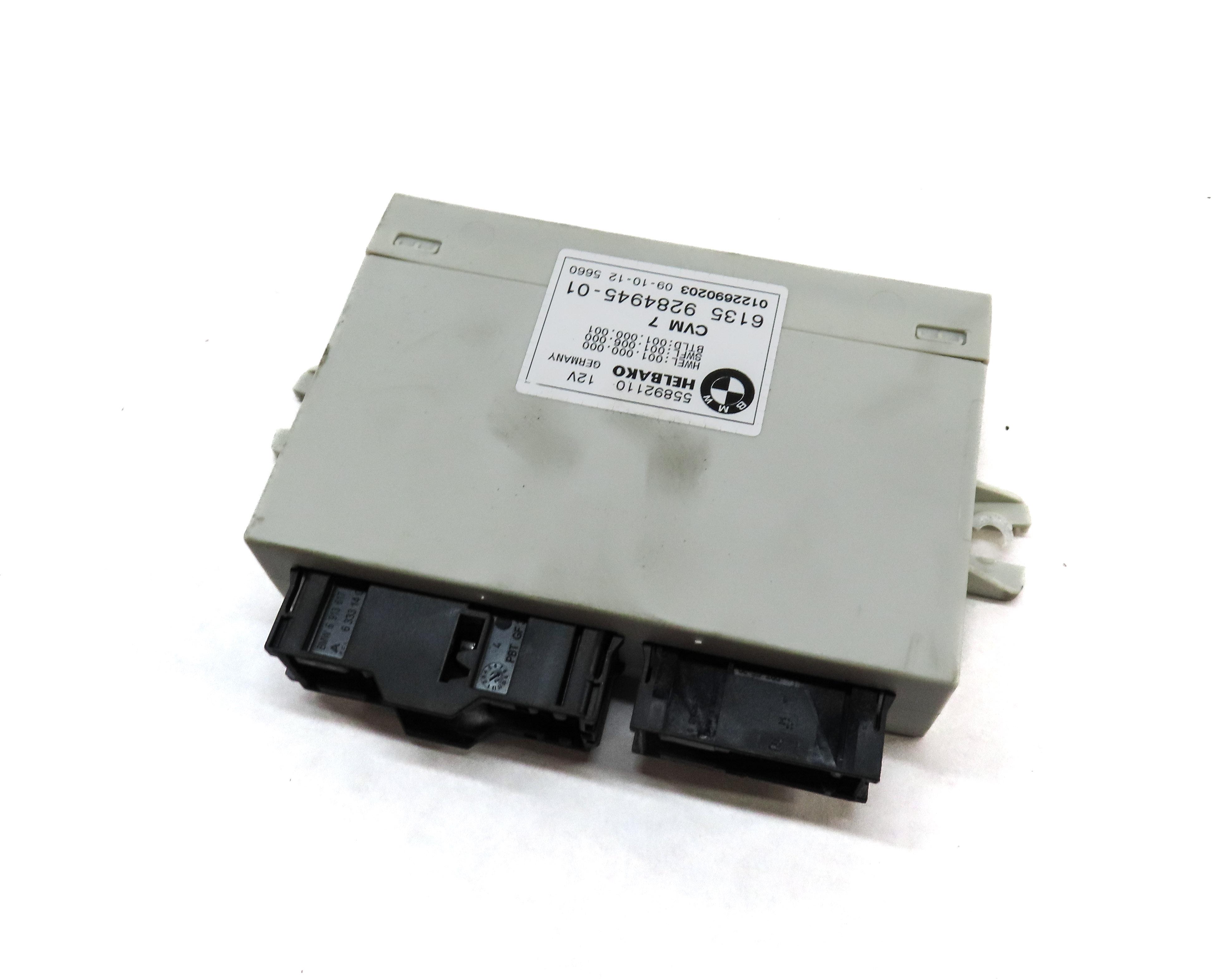 2012-2019 BMW 6-SERIES M6 (F12) CONVERTIBLE TOP ROOF CONTROL MODULE COMPUTER — exact item pictured