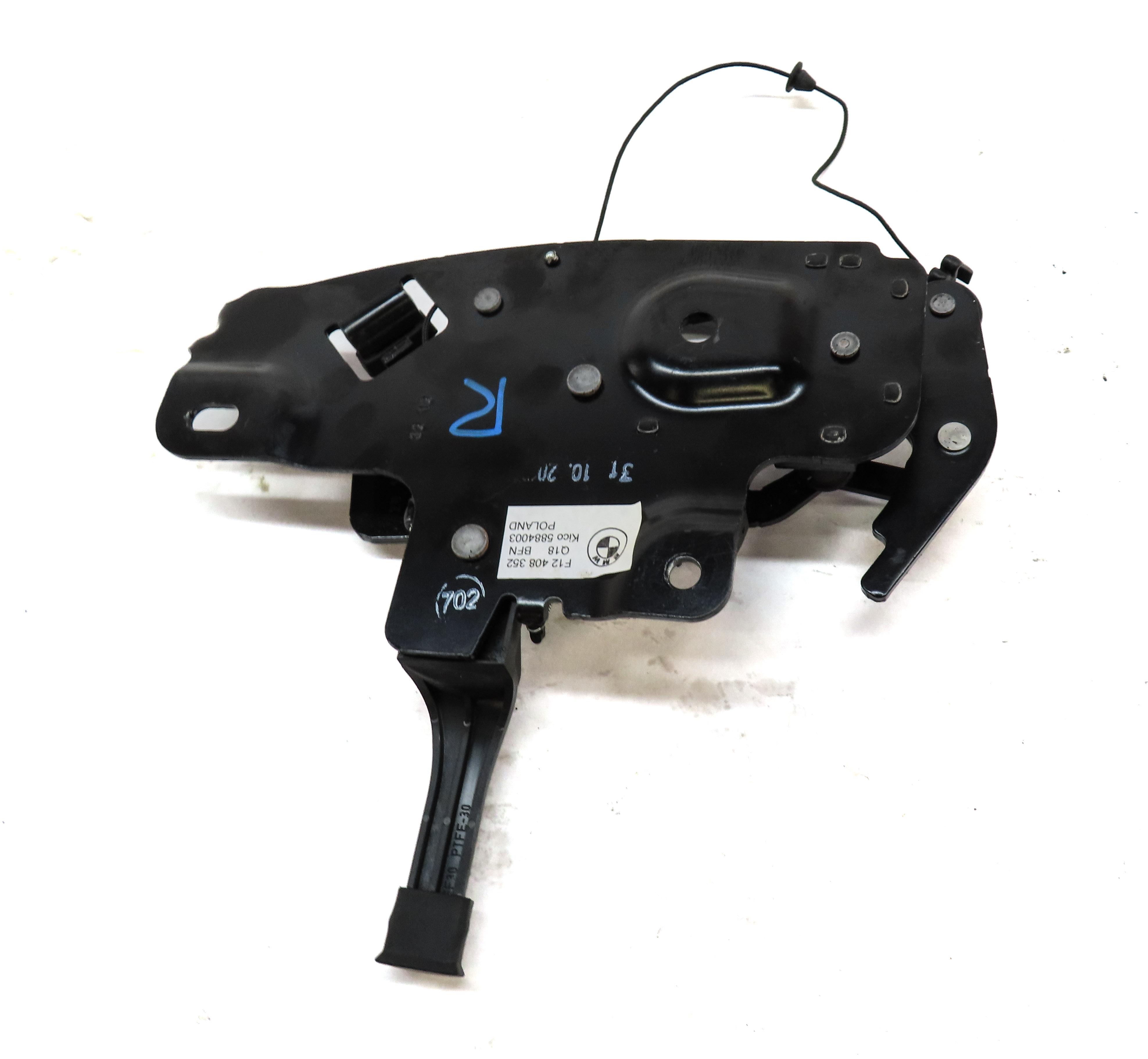 2013 BMW 640i LCI (F12) REAR RIGHT PASSENGER CONVERTIBLE TOP HINGE — exact item pictured