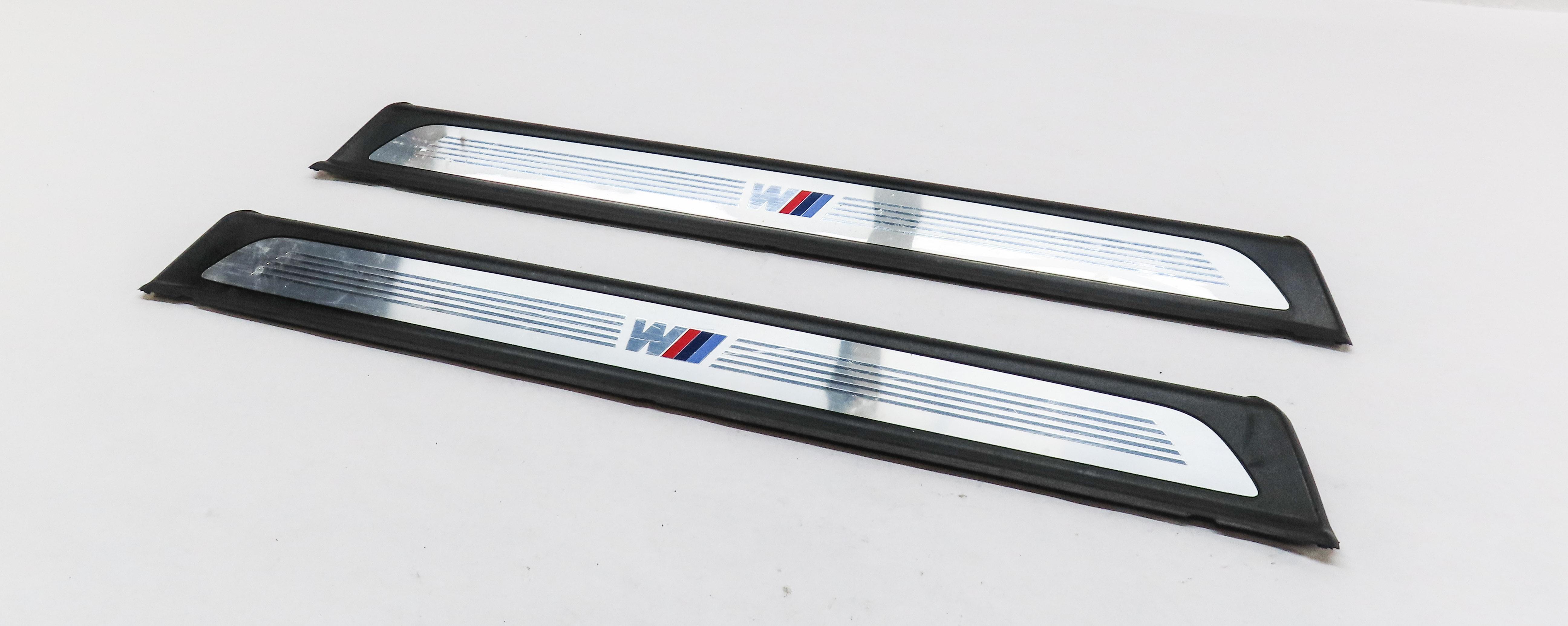 2013 BMW 640i LCI (F12) LEFT & RIGHT ///M-SPORT DOOR SILL SCUFF PANEL TRIM SET — exact item pictured