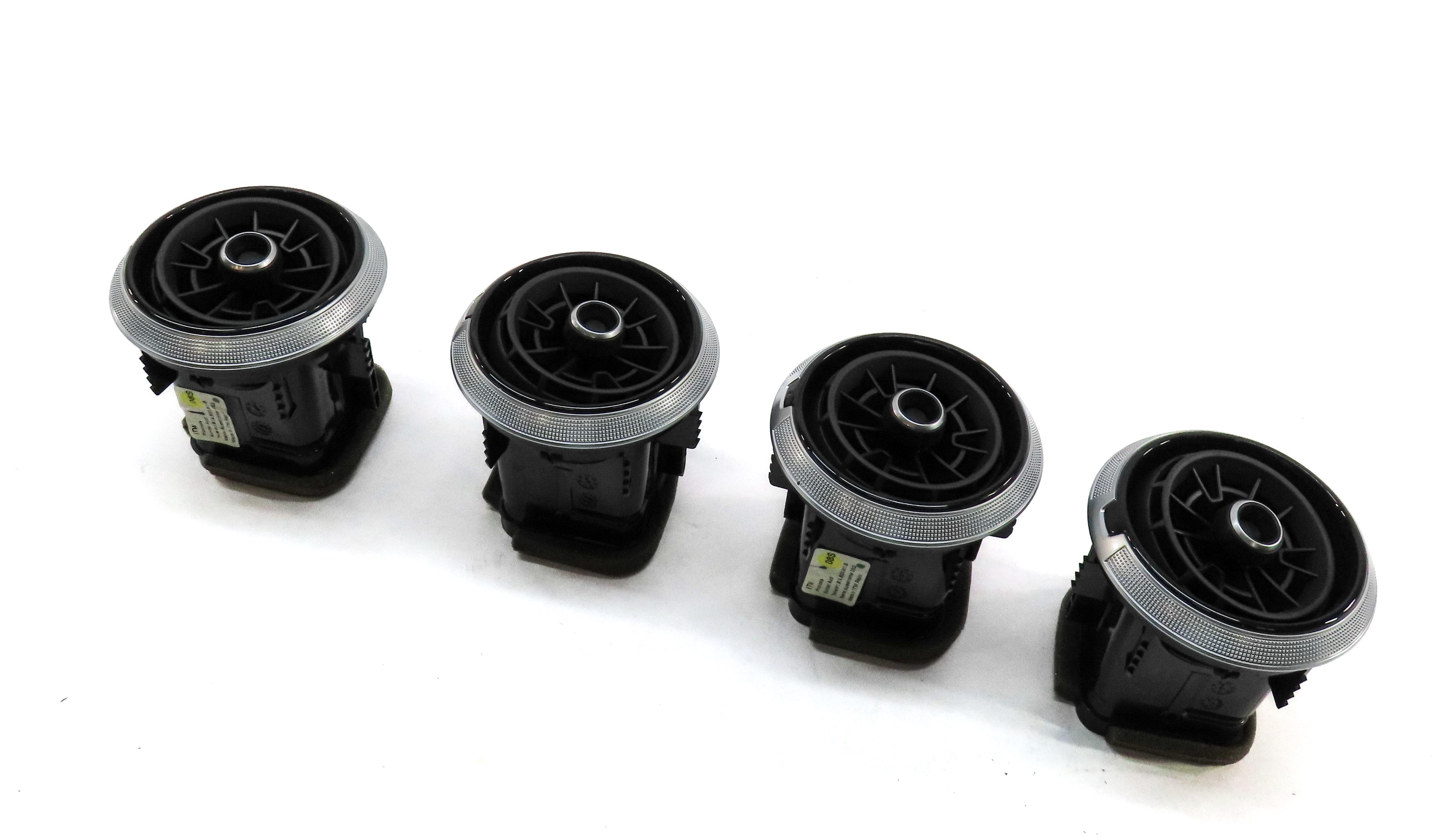 2017 AUDI A3 (8V) FRONT LEFT RIGHT CENTER DASH HVAC A/C HEATER AIR VENT SET 4 — exact item pictured