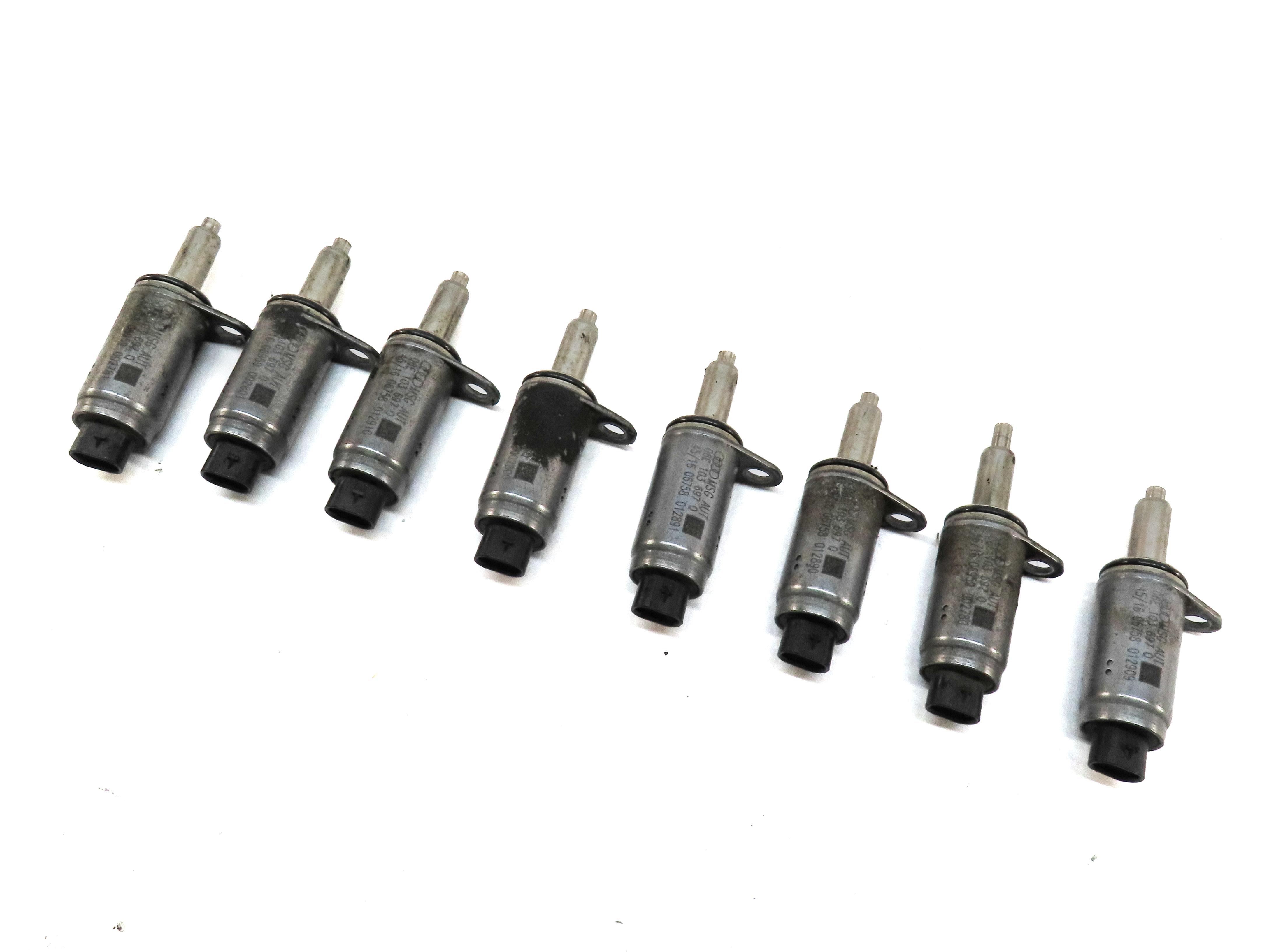 2017 AUDI A3 (8V) 2.0L CZRA ENGINE CAMSHAFT CAM SHAFT ADJUSTER SOLENOID SET 8 — exact item pictured