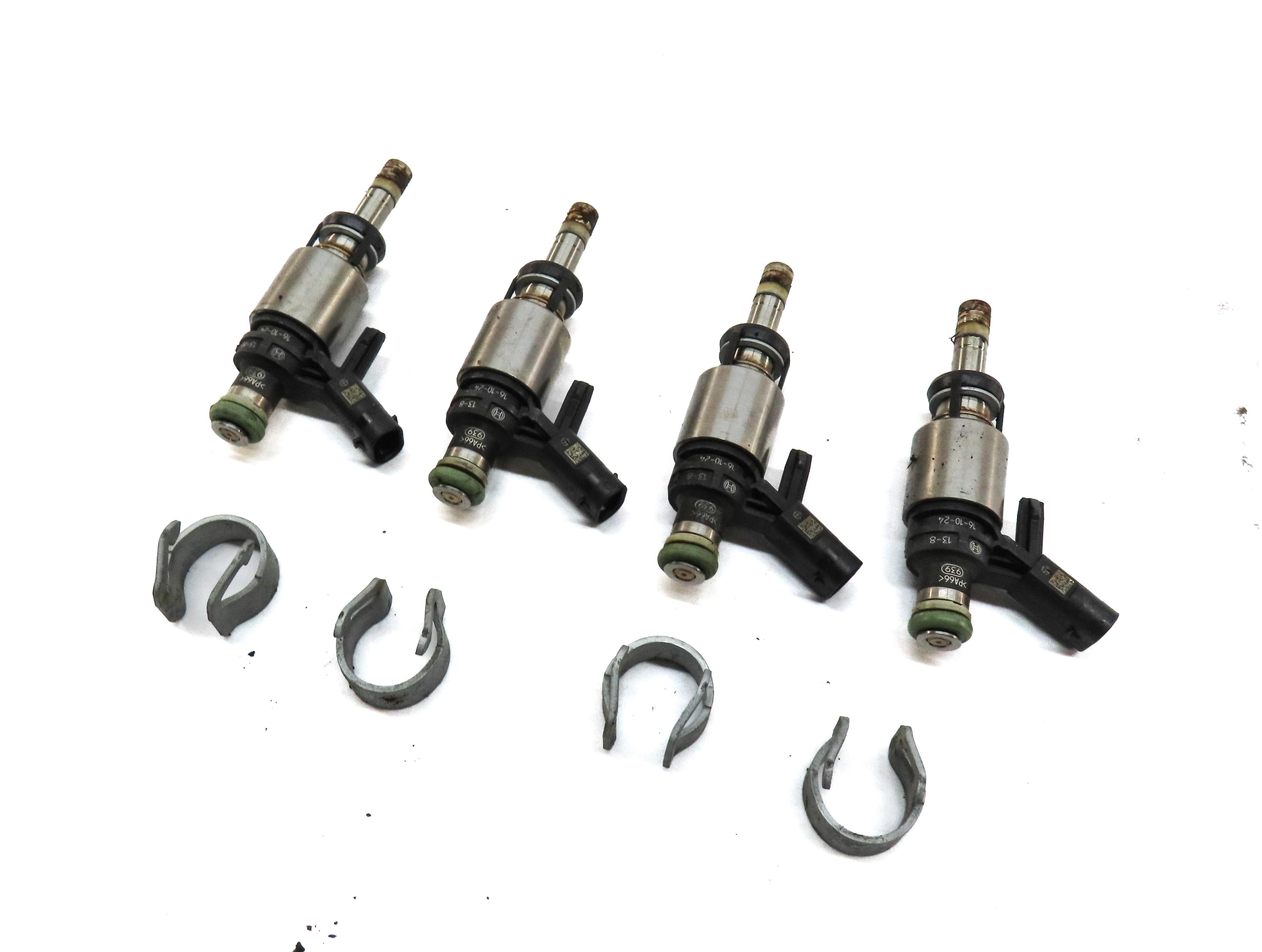 2017-2018 AUDI A3 (8V) 2.0L TURBO TURBOCHARGED ENGINE GAS FUEL INJECTOR SET 4 — exact item pictured