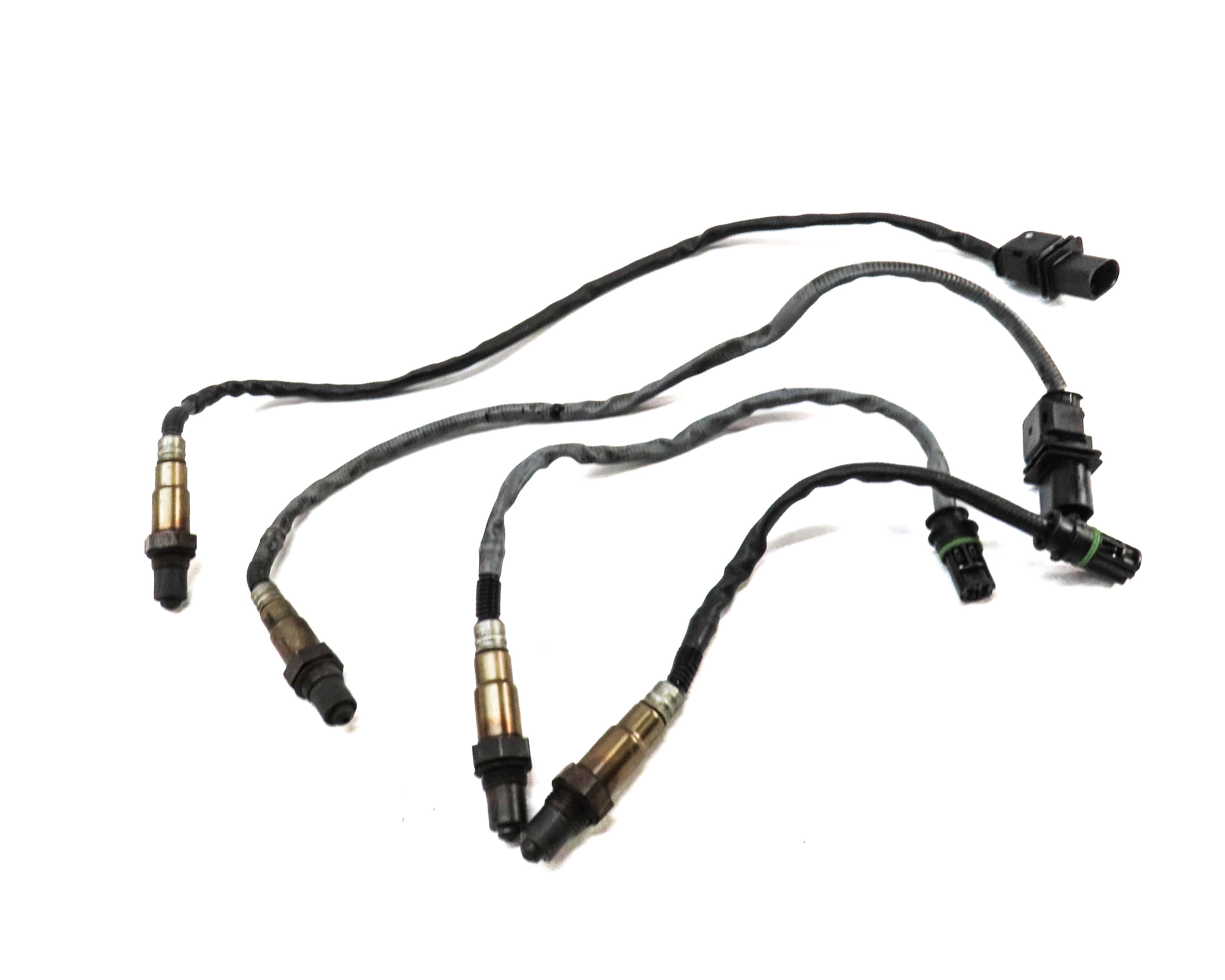 2006 BMW 750i (E65) 4.8L N62 ENGINE PRE POST CAT O2 OXYGEN SENSOR SET 4 — exact item pictured