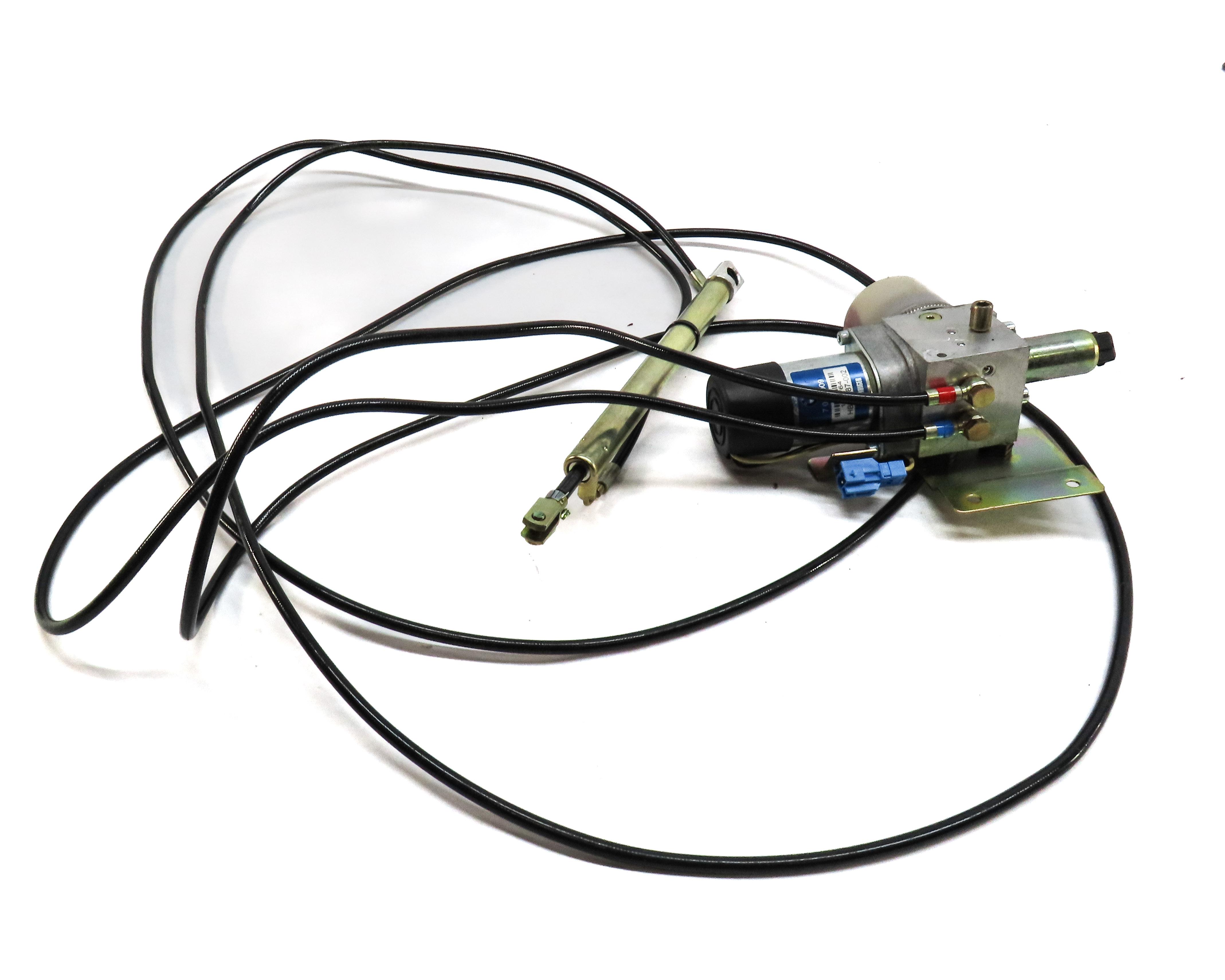 2006 BMW 750i (E65) REAR TRUNK OPEN CLOSE ASSIST HYDRAULIC PUMP w/ LINES 7015009 — exact item pictured
