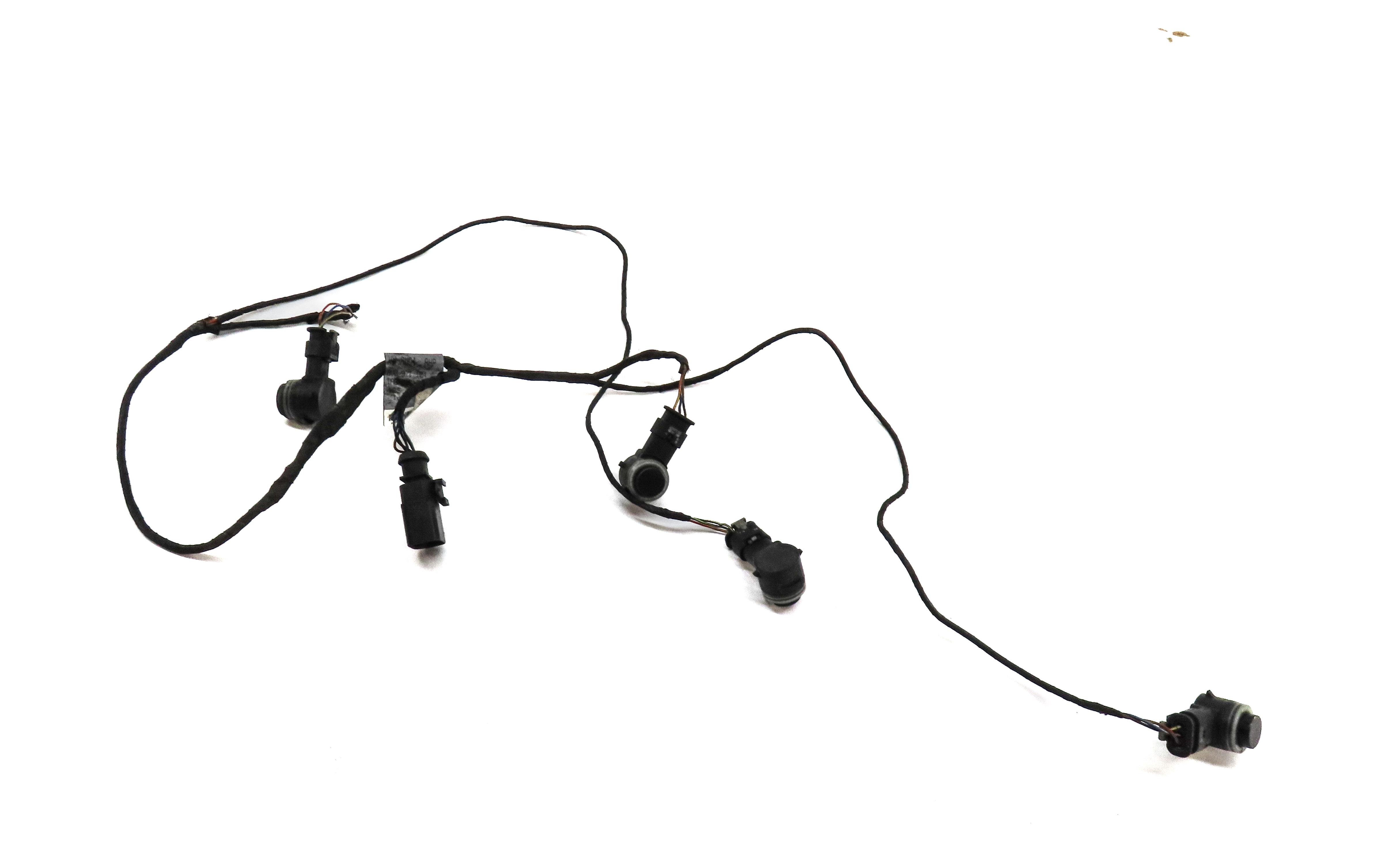 2016 AUDI A3 (8V) REAR PARK ASSIST PDC SENSOR SET4 (MYTH BLACK) w/ WIRE HARNESS — exact item pictured