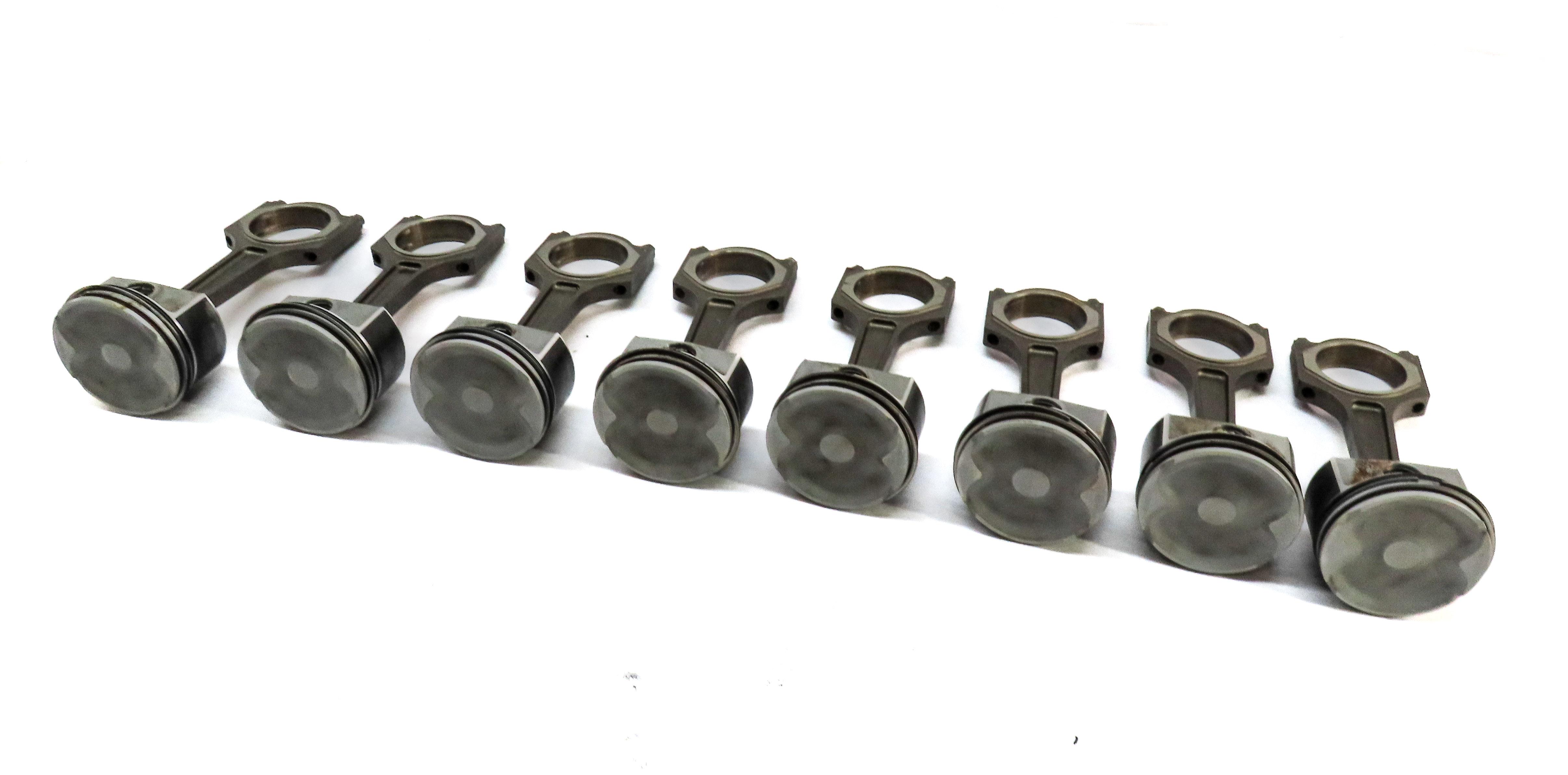 2006-2009 RANGE ROVER SPORT (L320 L322) 4.2L V8 SUPERCHARGED ENGINE PISTON SET-8 — exact item pictured