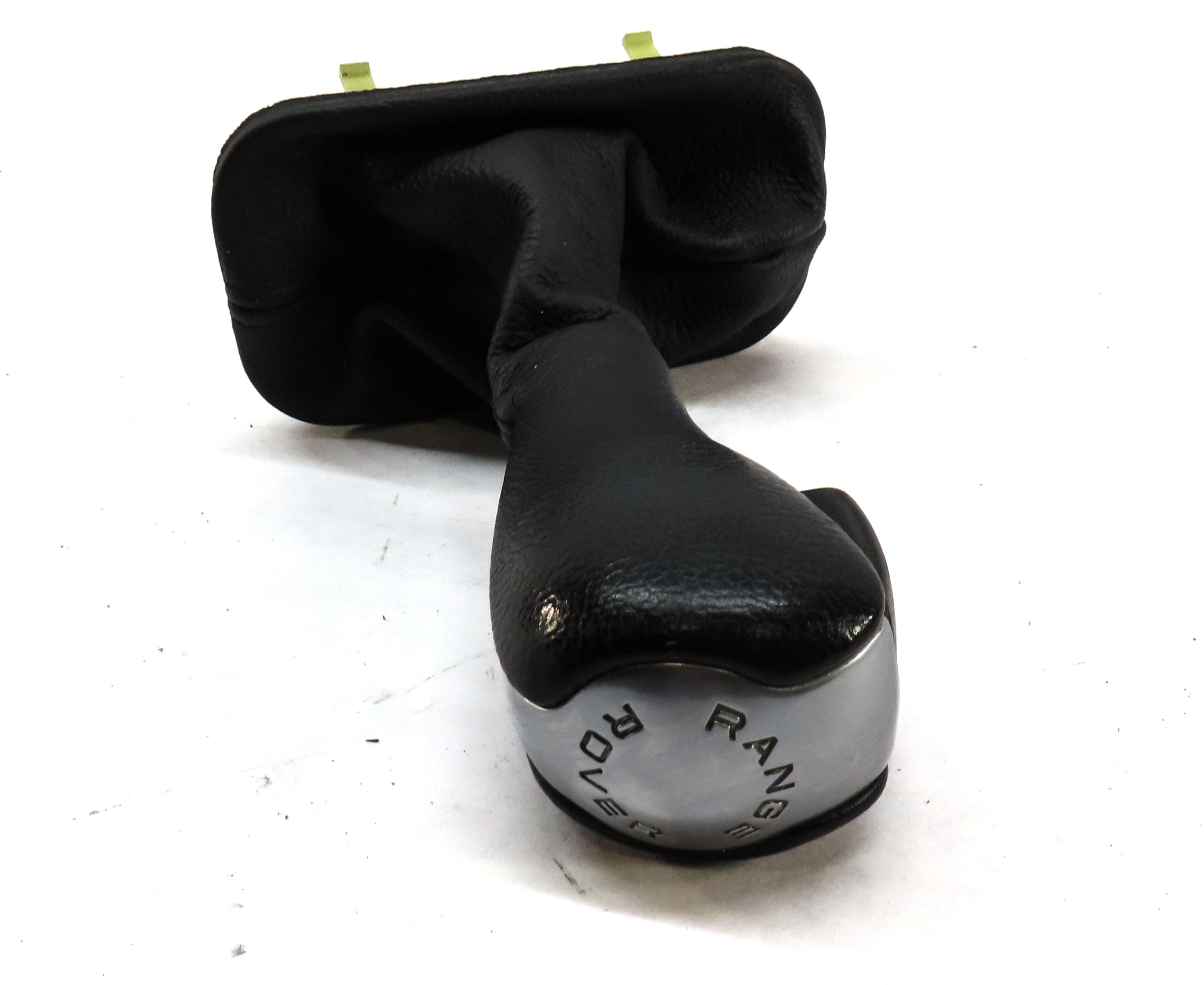 2007 LAND RANGE ROVER (L322) FLOOR SHIFTER KNOB w/ BOOT (BLACK) 7508354 — exact item pictured