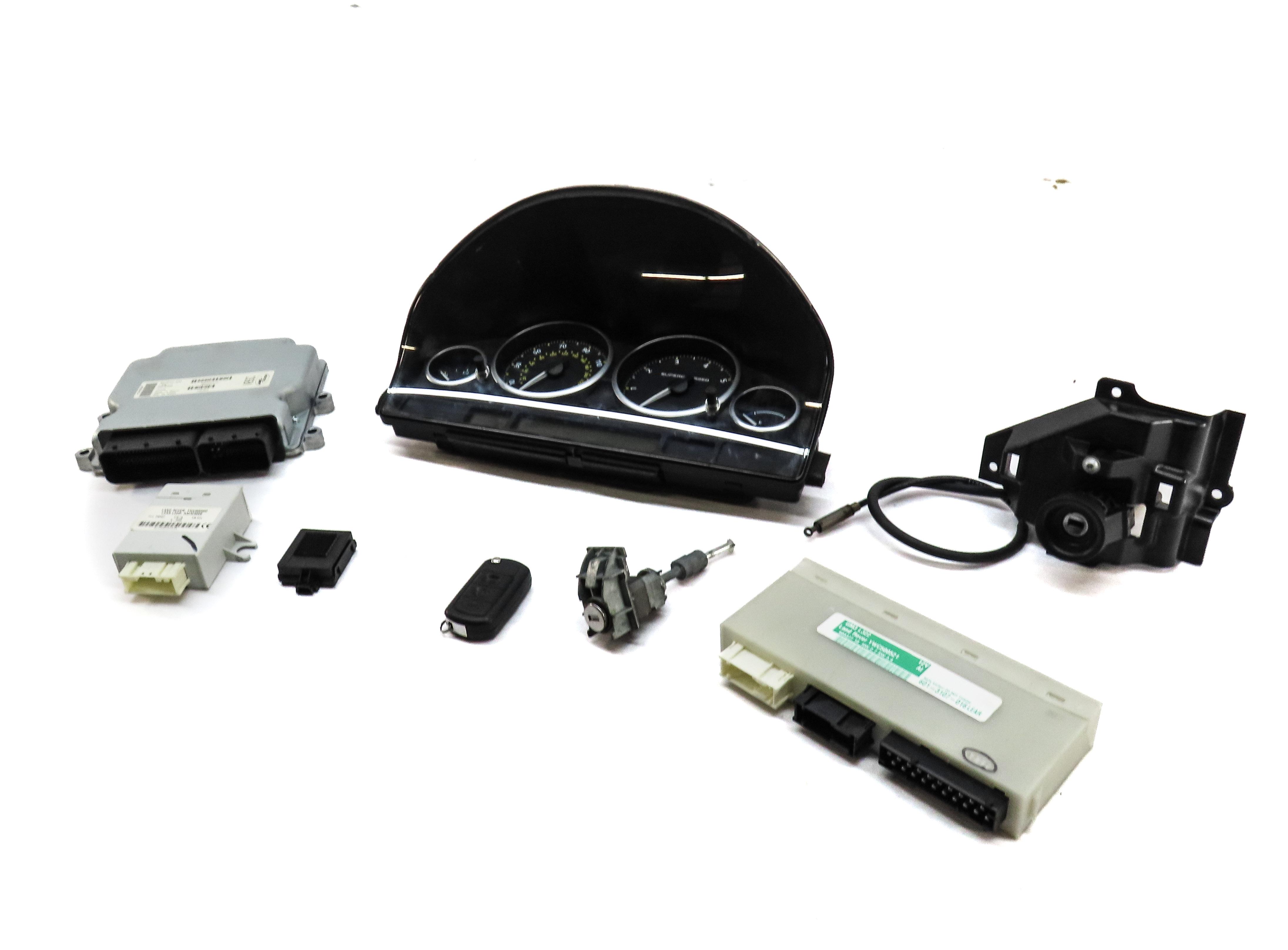 2007 RANGE ROVER (L322) 4.4L V8 ENGINE ECM BCM IMMOBILIZER MODULE KEY SET — exact item pictured
