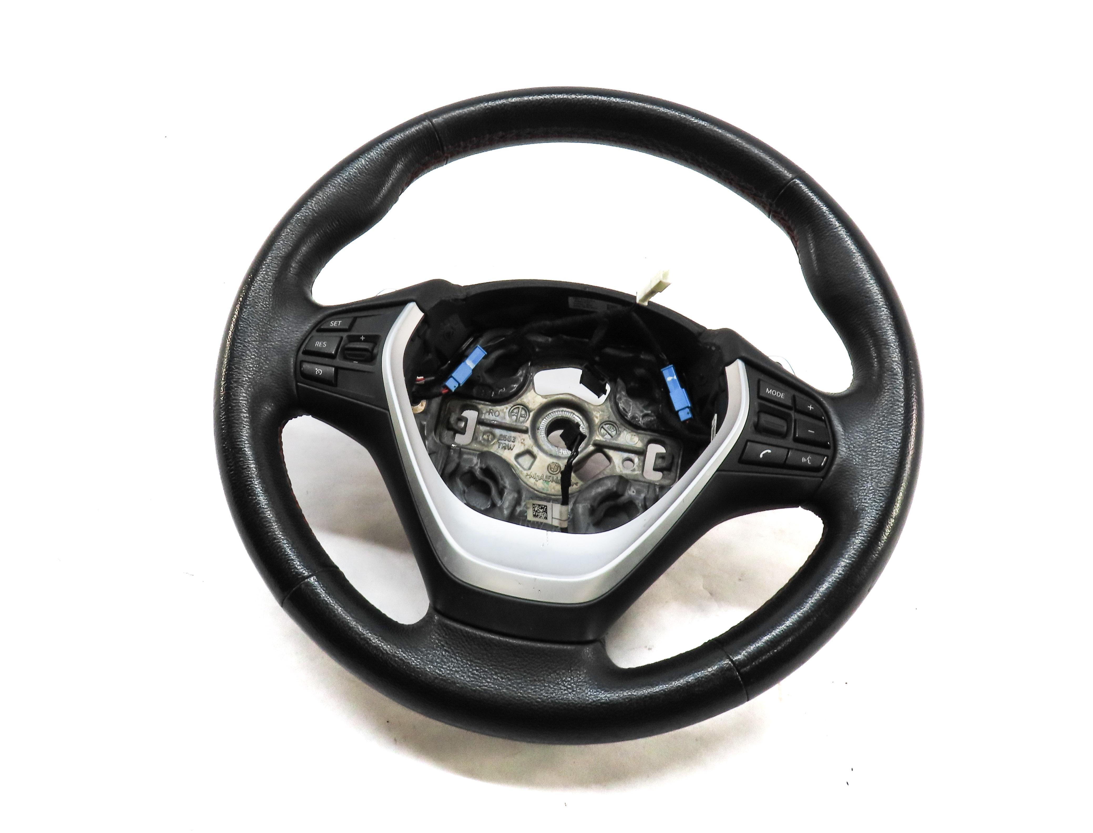 12-18 BMW 3 4 ACTIVE 3 M3 (F30 F34) HEATED STEERING WHEEL w/ BUTTONS & PADDLES — exact item pictured