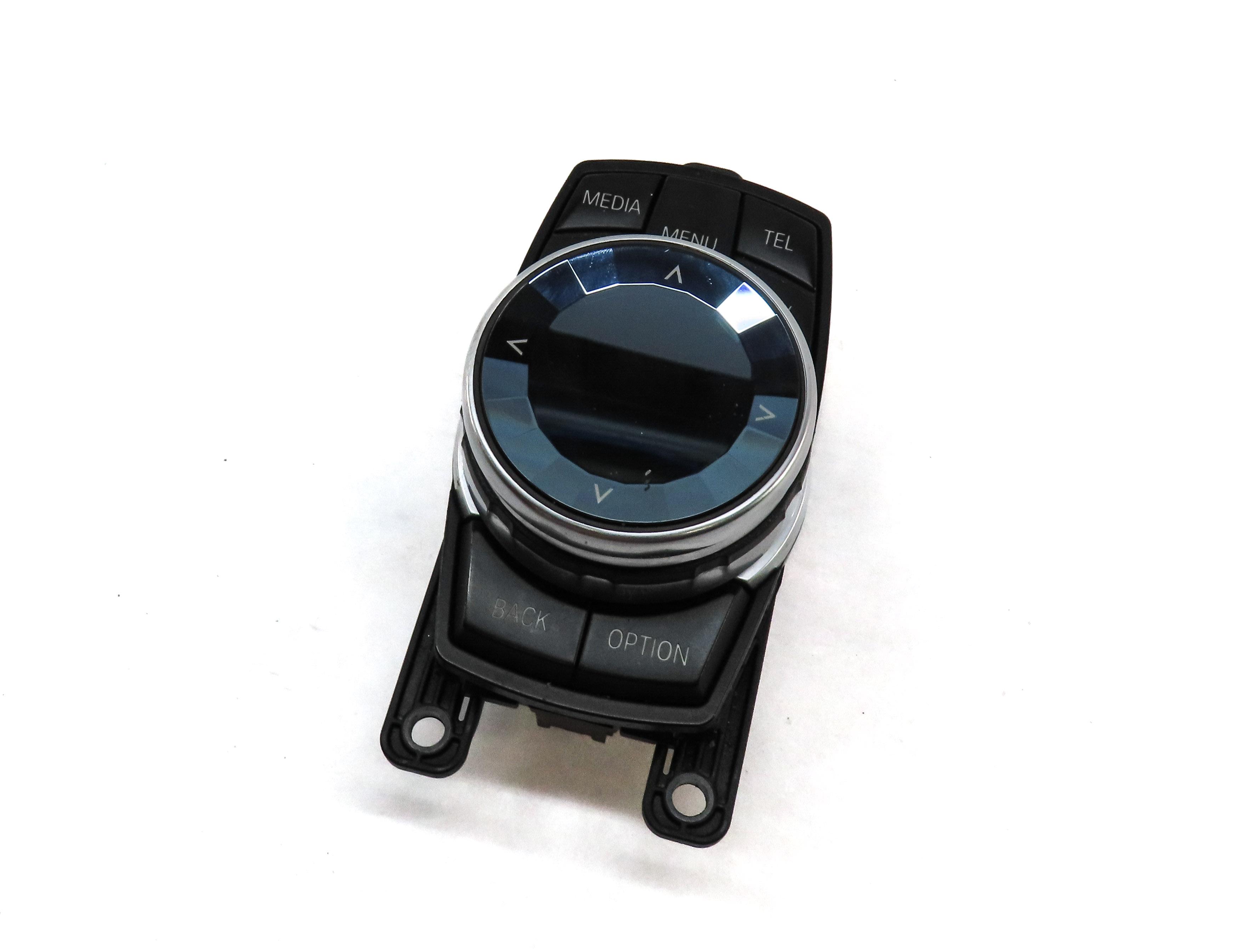 2014 BMW 335iGT (F34) CONSOLE NAVIGATION RADIO iDRIVE MEDIA CONTROL KNOB (4 PIN) — exact item pictured