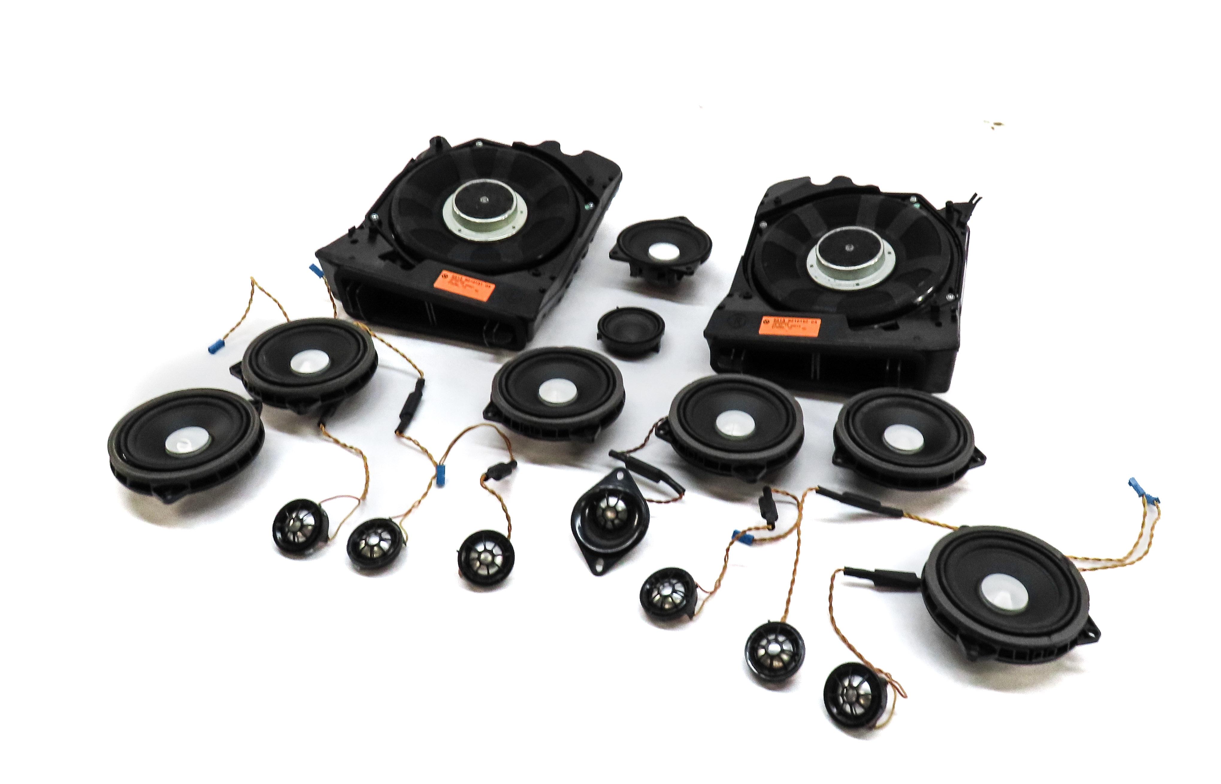 2014 BMW 335iGT (F34) FRONT REAR LEFT RIGHT HARMAN KARDON SPEAKER SET 17 — exact item pictured