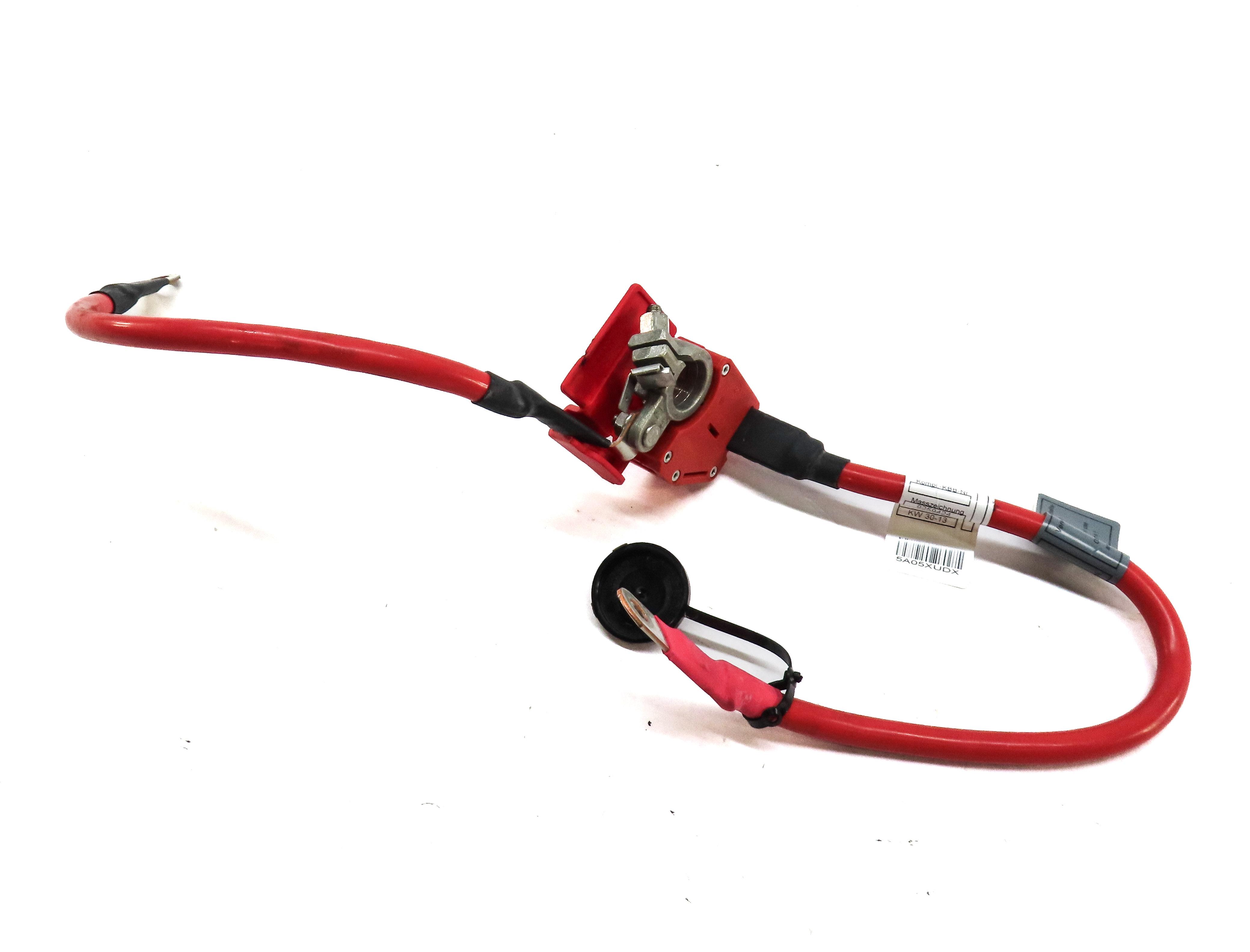 2014 BMW 335iGT (F34) POSITIVE BATTERY CABLE w/ TERMINAL 61129259425 — exact item pictured