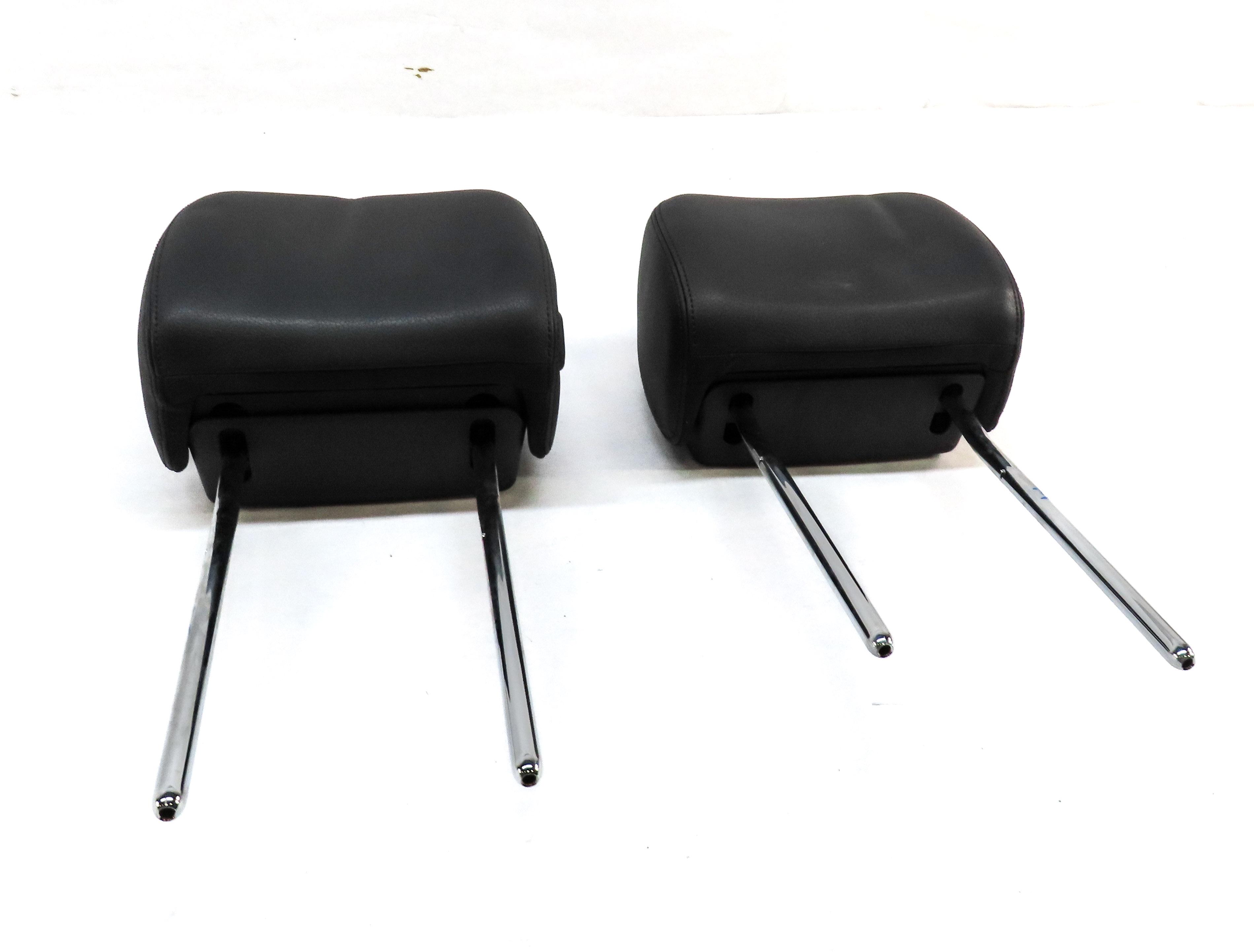 2015-2020 AUDI A3 S3 (8V) FRONT LEFT & RIGHT SEAT HEADREST SET-2 (BLACK) — exact item pictured