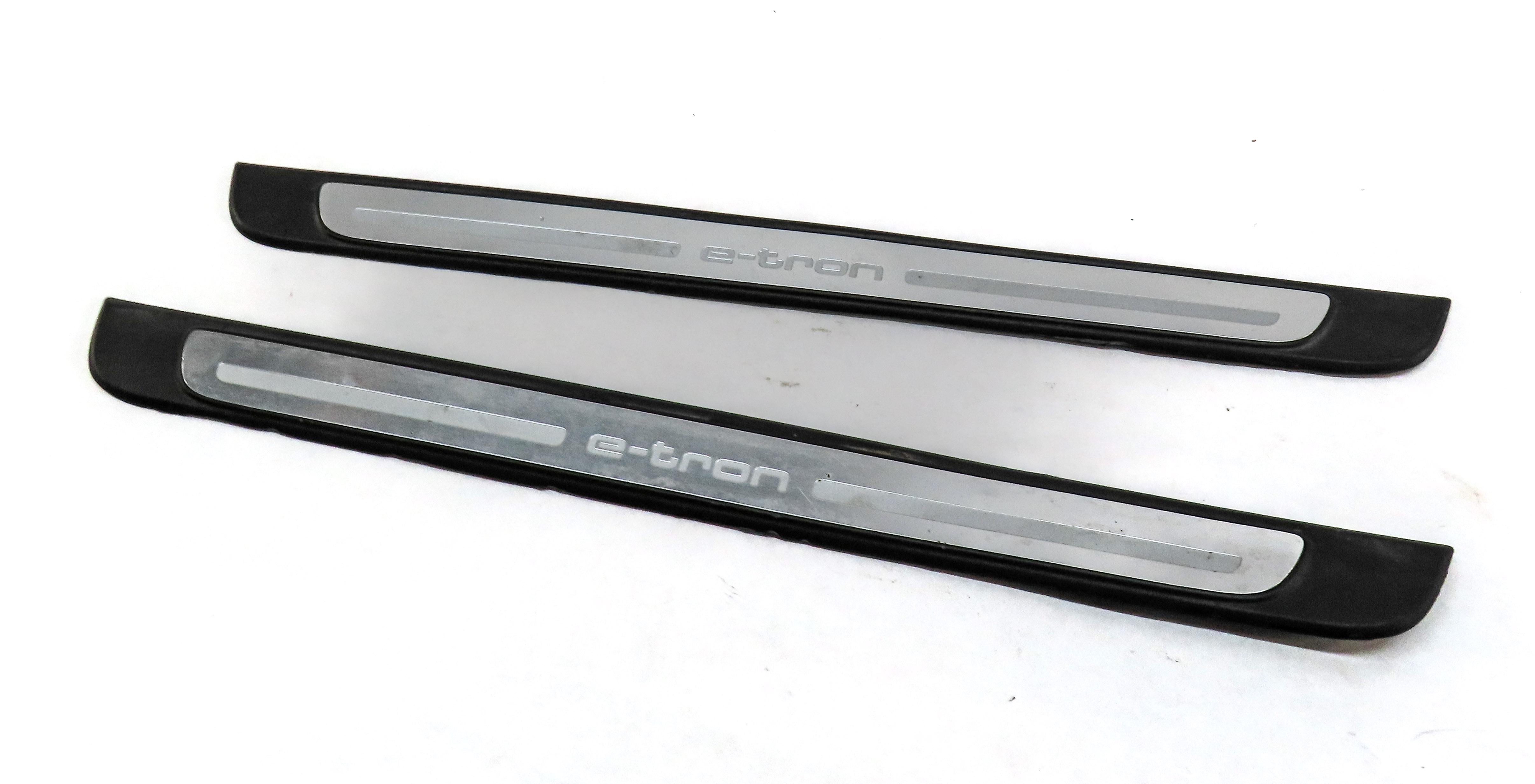 2016 AUDI A3 E-TRON (8V 8VF) FRONT LEFT & RIGHT DOOR SILL SCUFF PANEL TRIM SET-2 — exact item pictured