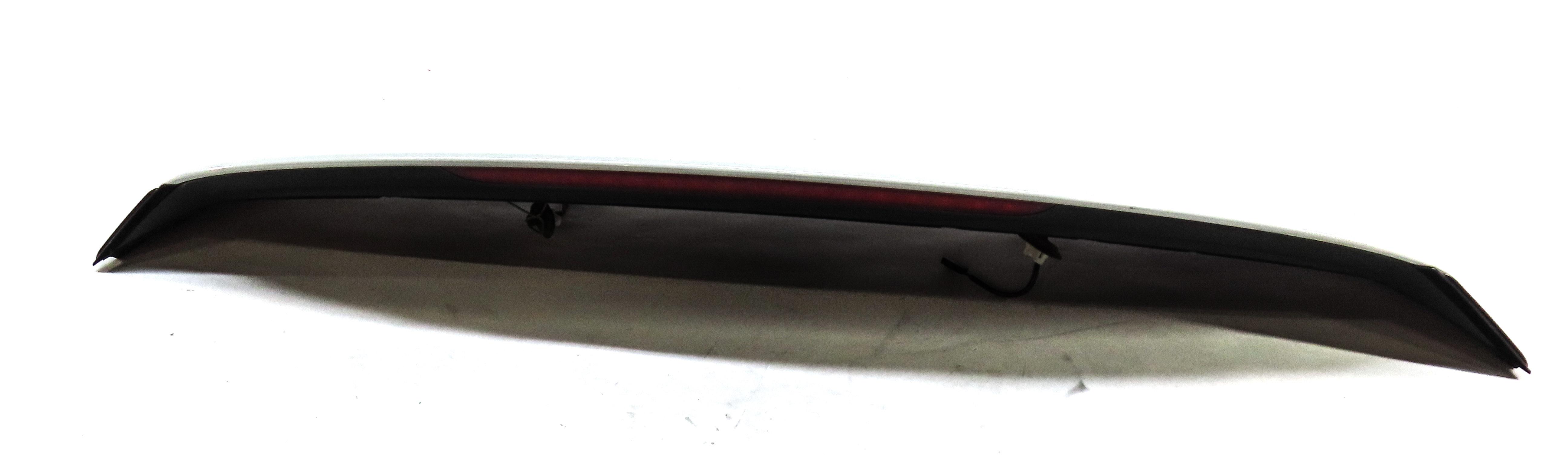 16-18 AUDI A3 E-TRON (8VF) REAR SPOILER WING w/ 3rd BRAKE LIGHT (GLACIER WHITE) — exact item pictured