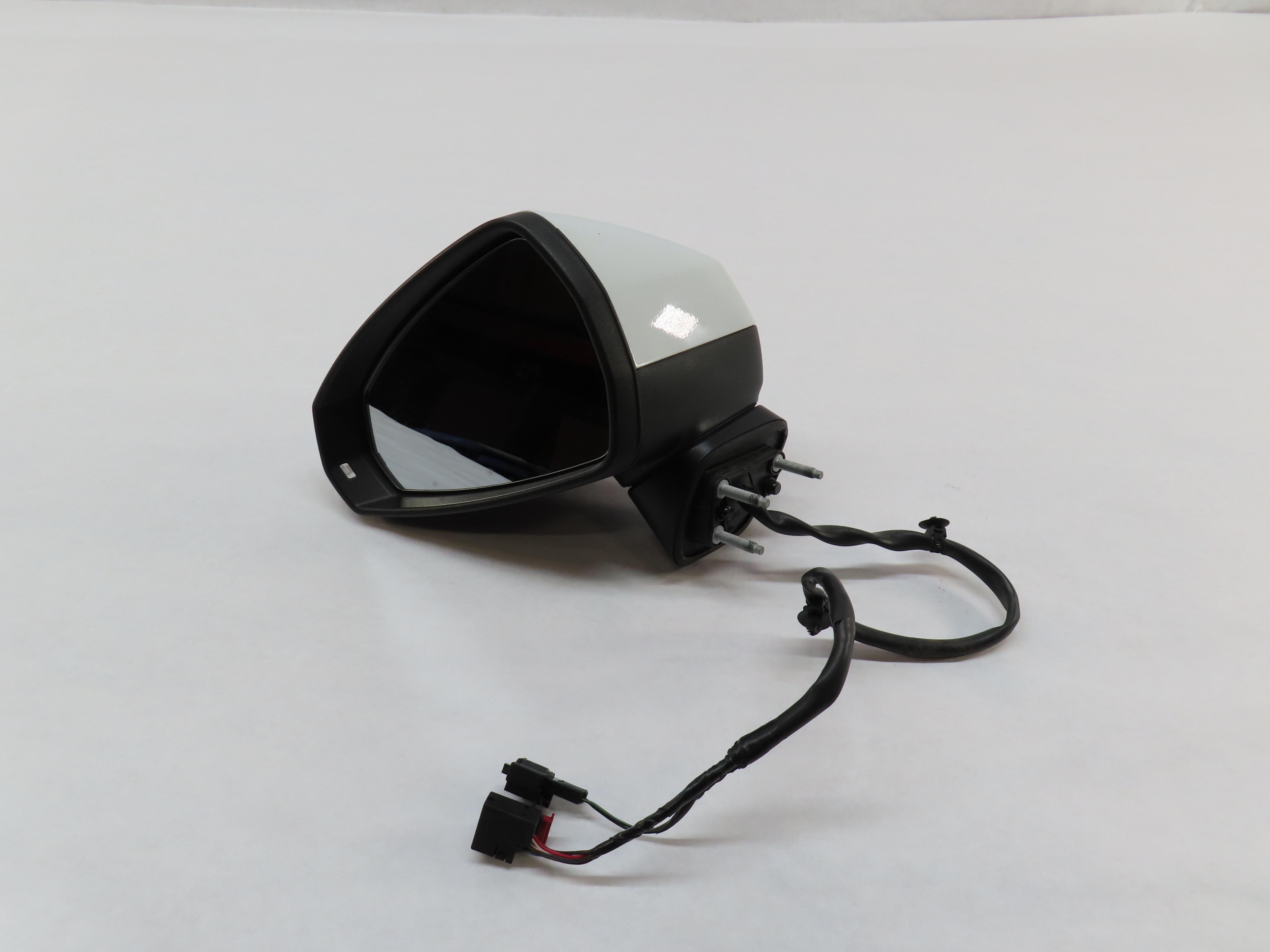 2016-2018 AUDI A3 E-TRON (8VF) FRONT LEFT DRIVER HEATED DOOR MIRROR (WHITE) — exact item pictured