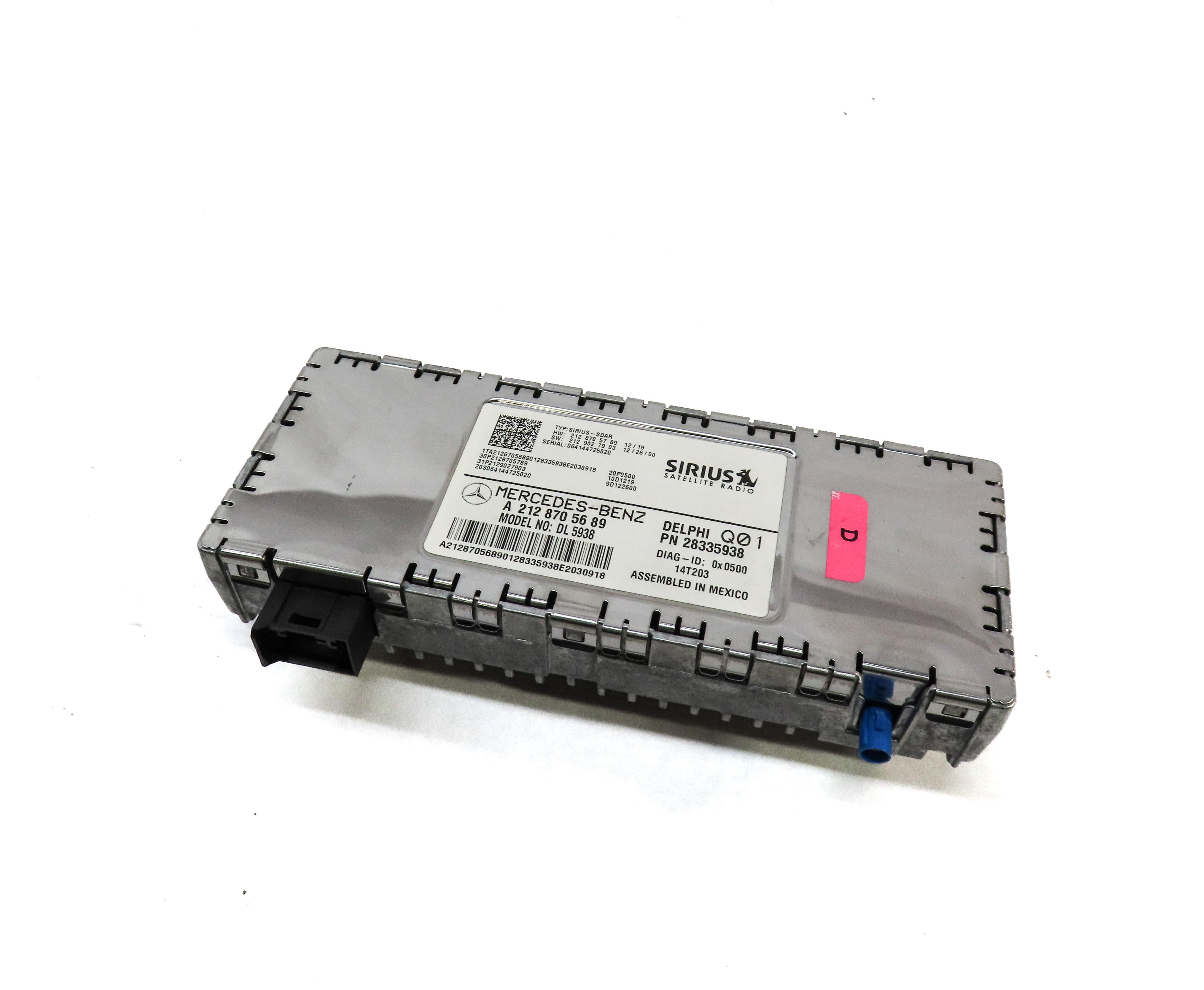 13-16 MERCEDES C117 C218 R172 W212 W463 X166 X204 SIRIUS SATELLITE RADIO MODULE — exact item pictured