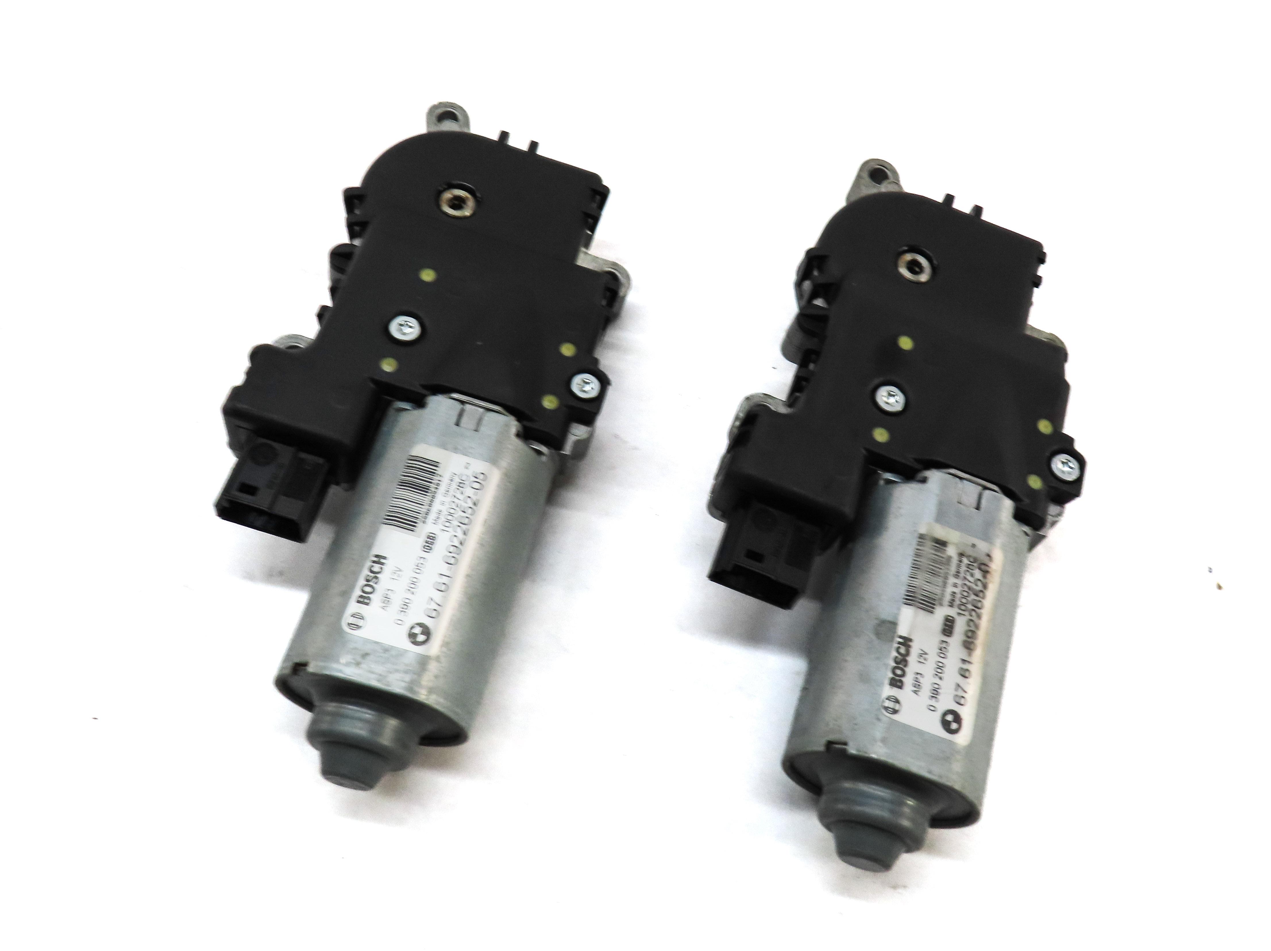 2004-2013 BMW X5 (E53 E70) PANORAMIC SUNROOF SUN ROOF WINDOW MOTOR SET-2 — exact item pictured
