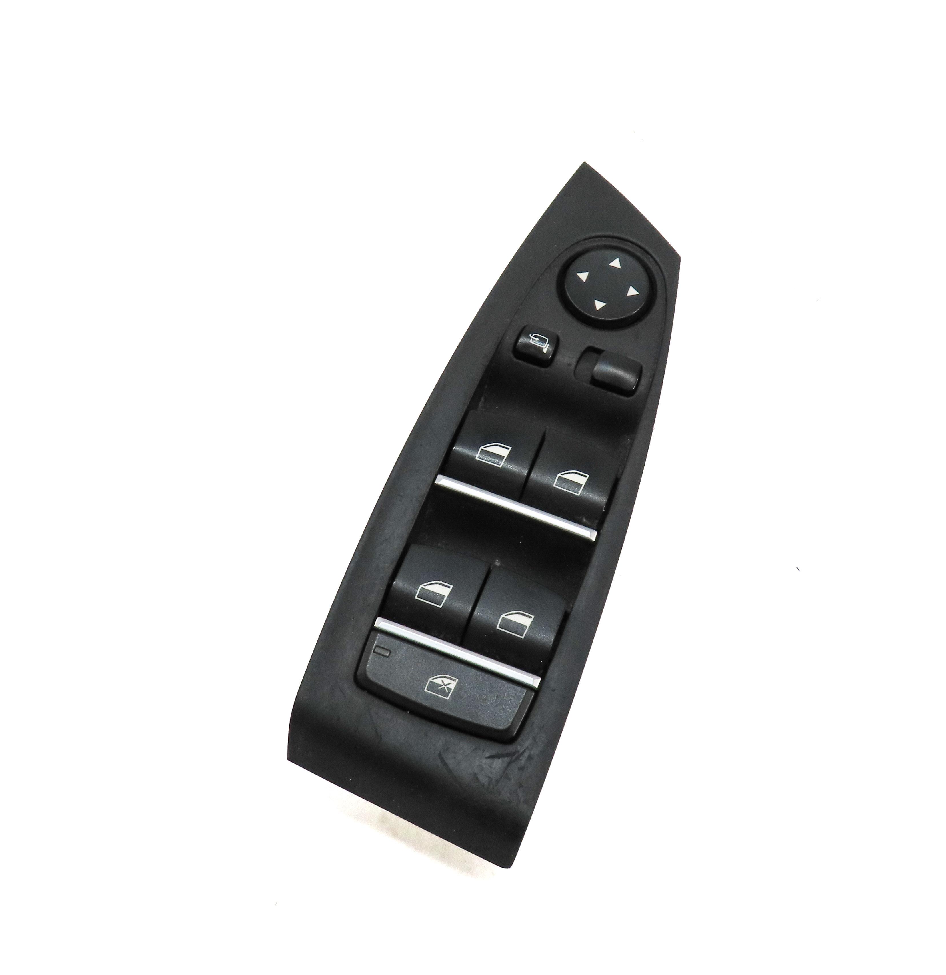 2010-2019 BMW 5 / 6 / GT / X3 (F07 F10 F12 F25) LEFT DRIVER P-FOLD WINDOW SWITCH — exact item pictured