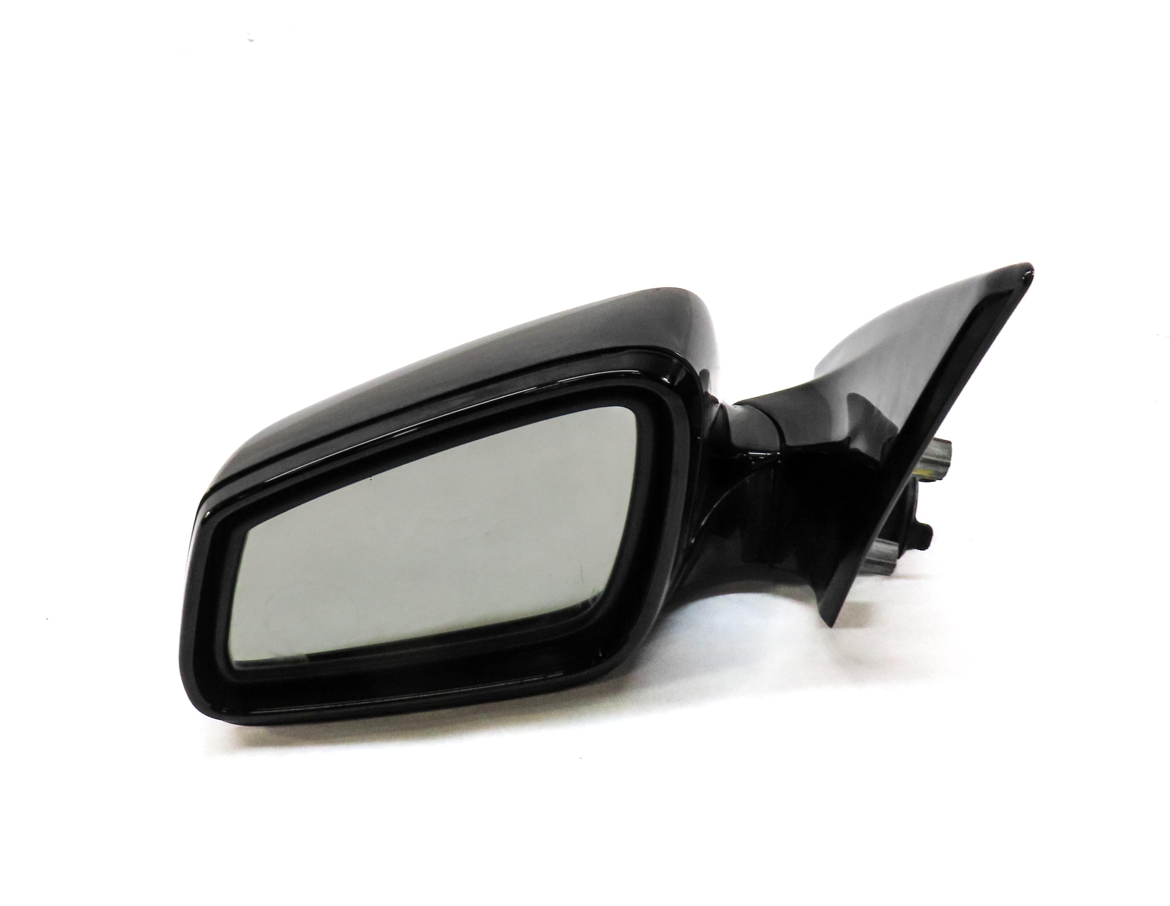 10-13 BMW 535iGT 550iGT (F07) LEFT P-FOLD HEAT MEM DIM LANE DOOR MIRROR (BLACK) — exact item pictured