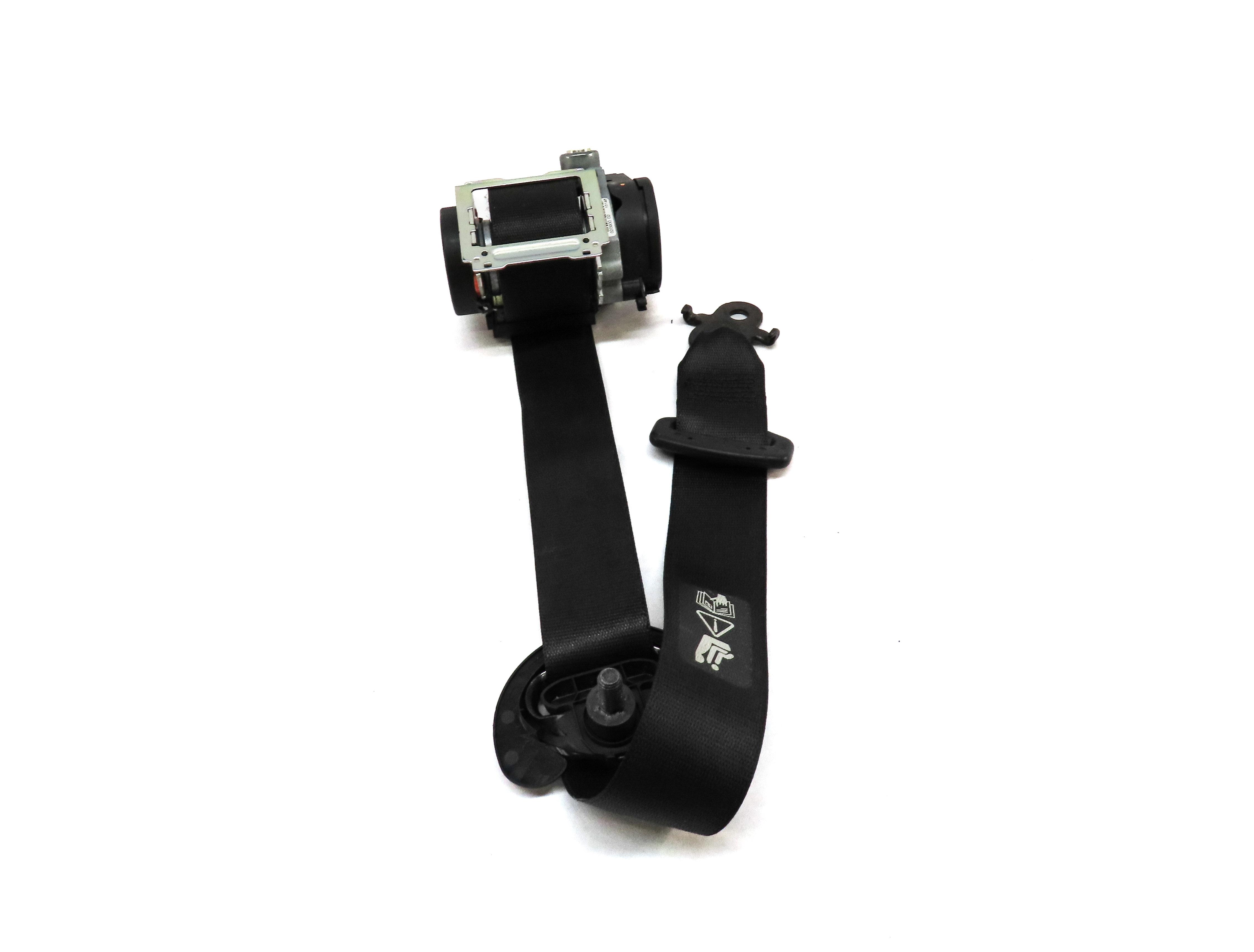 10-17 BMW 535iGT 550iGT (F07) FRONT RIGHT PASSENGER SEATBELT RETRACTOR (BLACK) — exact item pictured