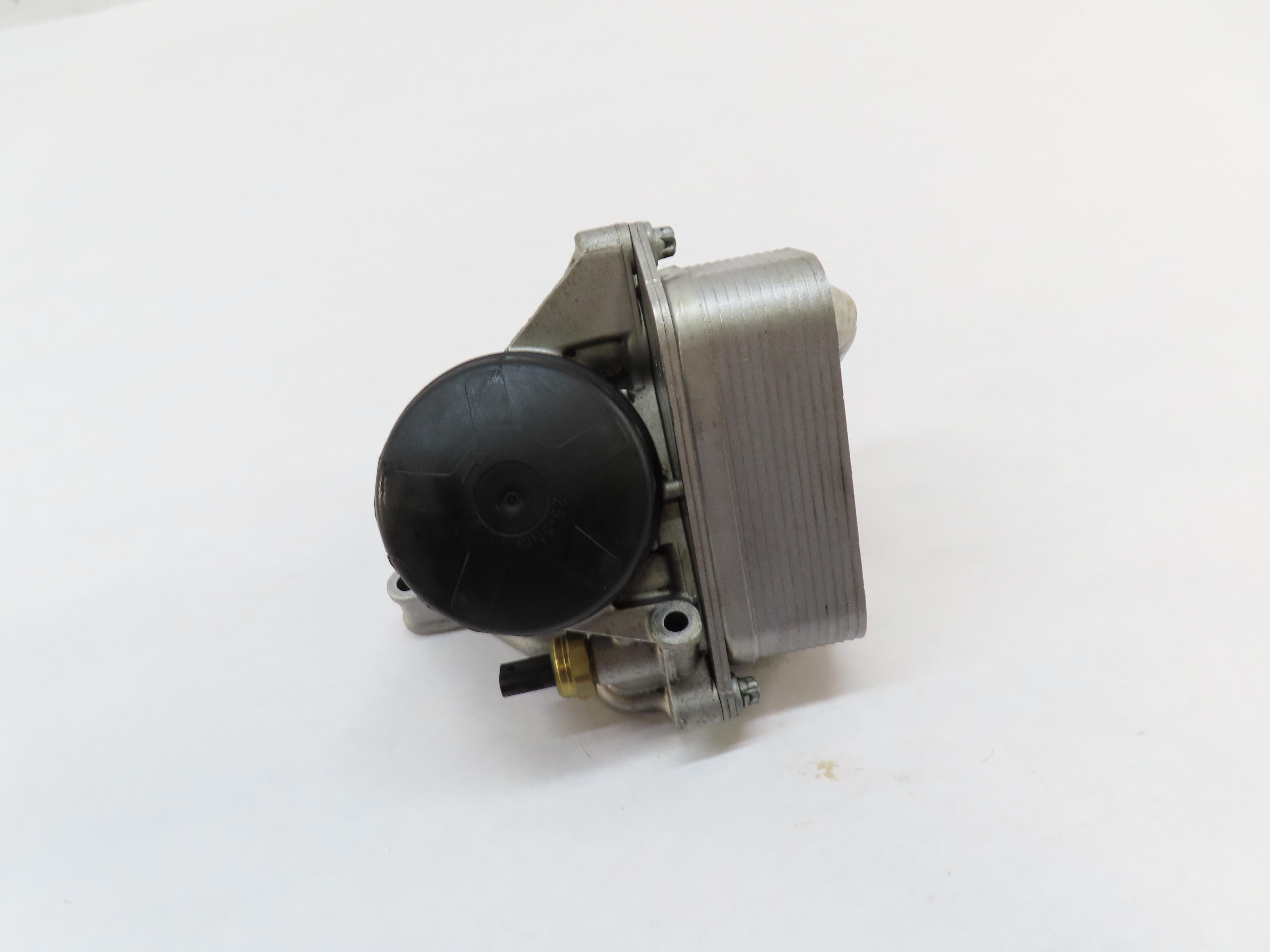 2010 BMW 535iGT (F07) 3.0L N55 TURBO ENGINE OIL FILTER HOUSING w/ COOLER — exact item pictured