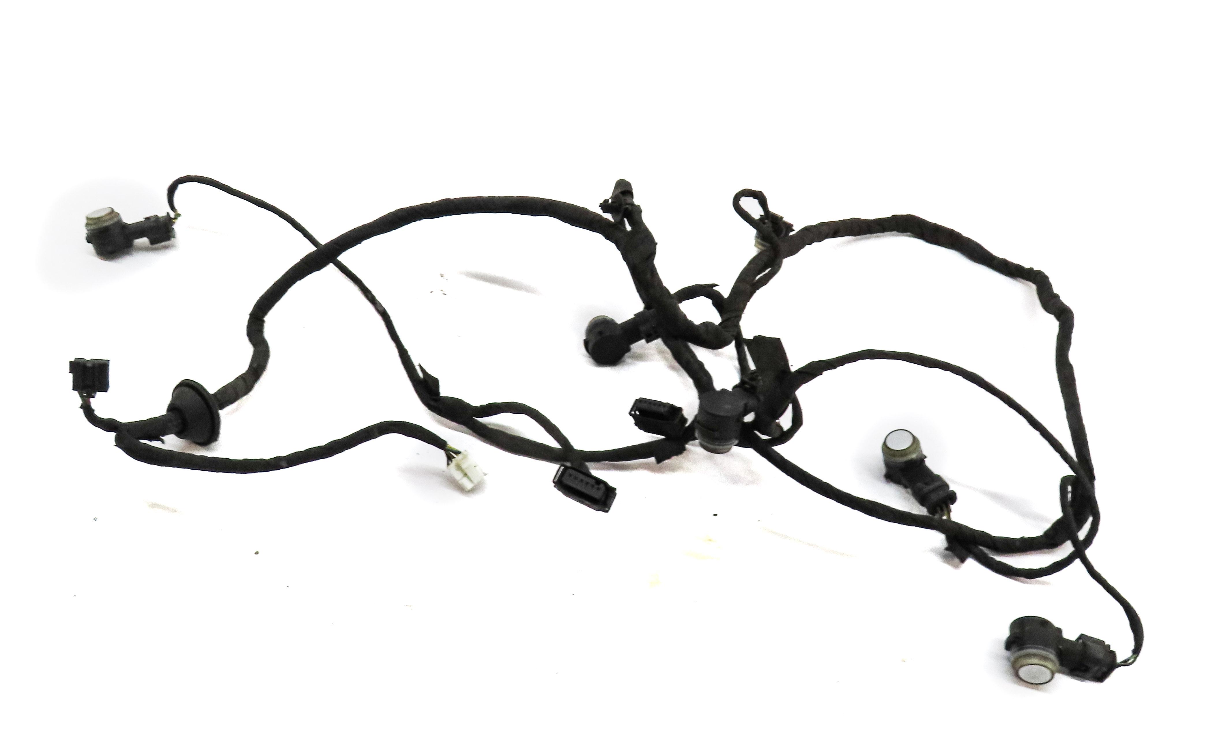 2014 MERCEDES E350 (A207 C207 W207) REAR PDC PARK SENSOR SET w/ HARNESS (SILVER) — exact item pictured
