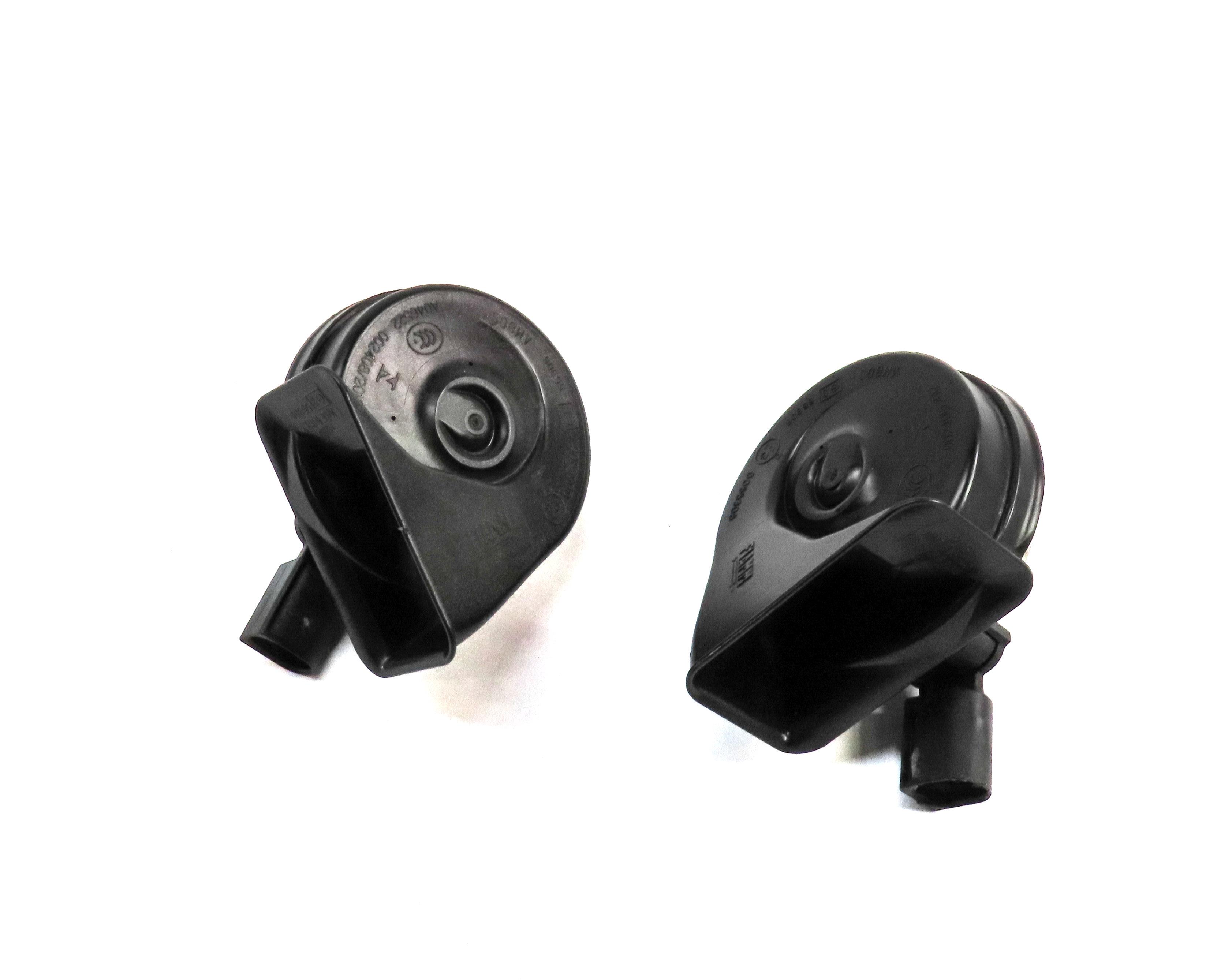 08-18 MERCEDES C E GLK CLS CLASS (C218 W204 W212 X204) HIGH & LOW TONE HORN SET — exact item pictured