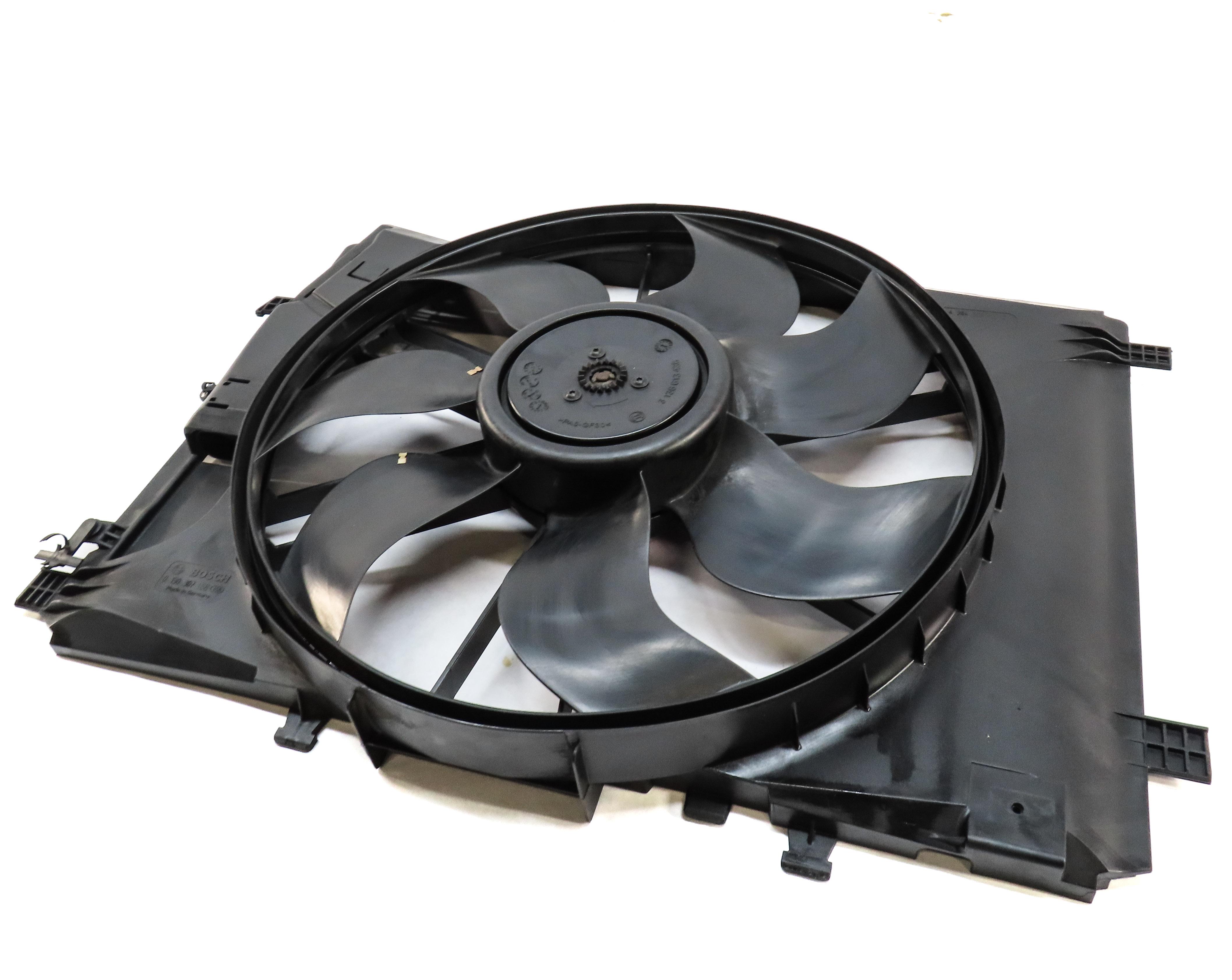 08-17 MERCEDES B C E CLA CLS GLK SLK (W207 W204 X204 W212) RADIATOR COOLING FAN — exact item pictured