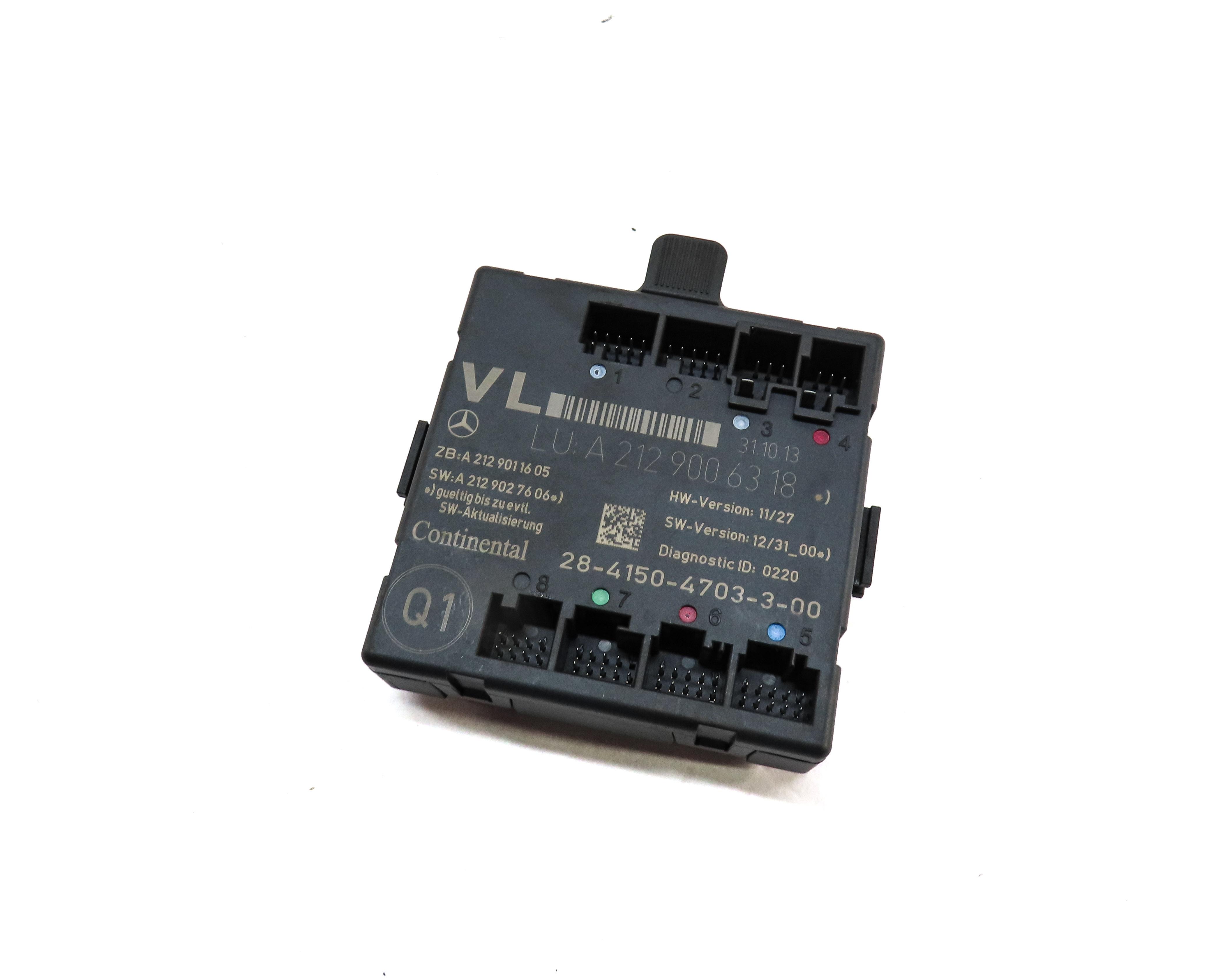 12-16 MERCEDES C E GLK CLS SLK (W204 W207 W212 W218) DRIVER DOOR CONTROL MODULE — exact item pictured