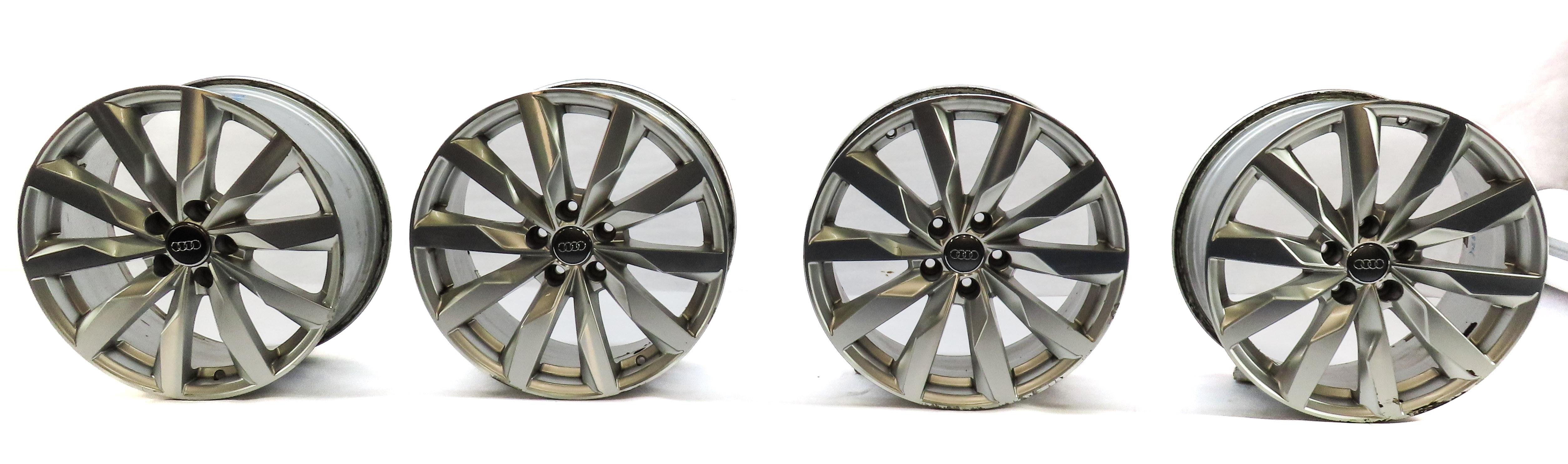 2016-2018 AUDI A4 (B9 8W) 18x8 10 SPOKE ALUMINUM ALLOY WHEEL RIM SET-4 — exact item pictured