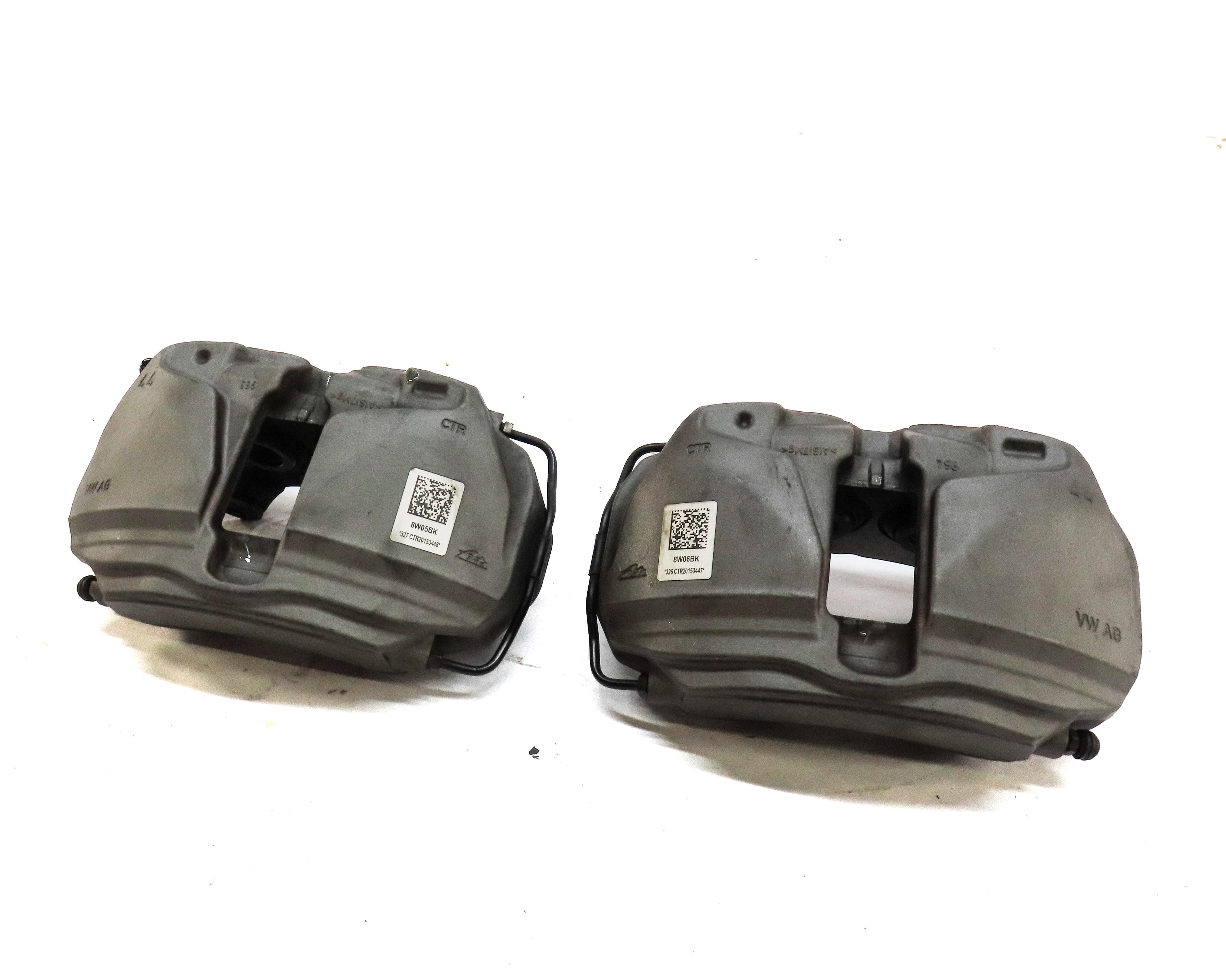 2017-2019 AUDI A4 A5 (B9 8W 8W6) FRONT LEFT & RIGHT BRAKE CALIPER SET-2 — exact item pictured